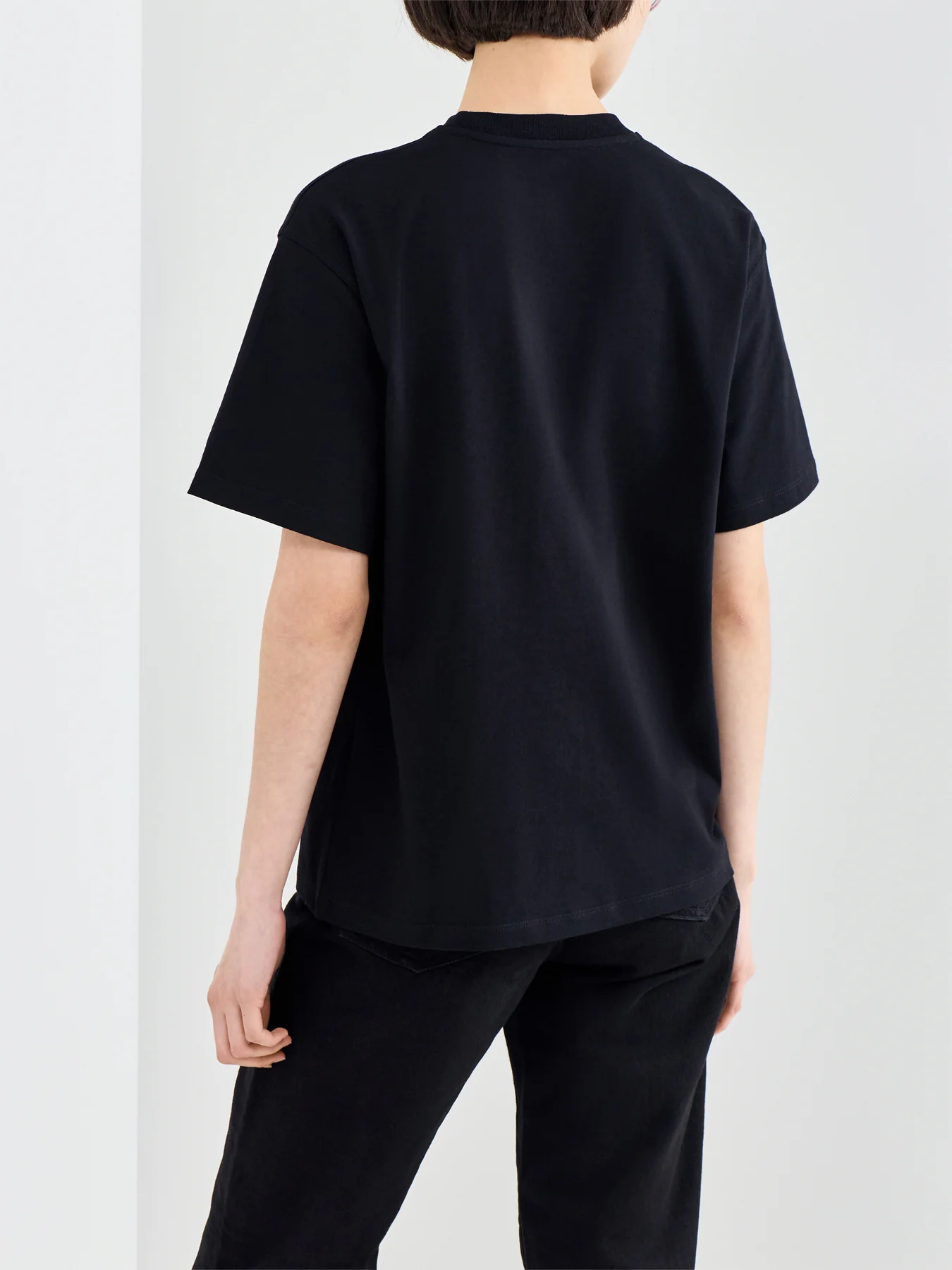 American Script T Shirt Black - Image 5