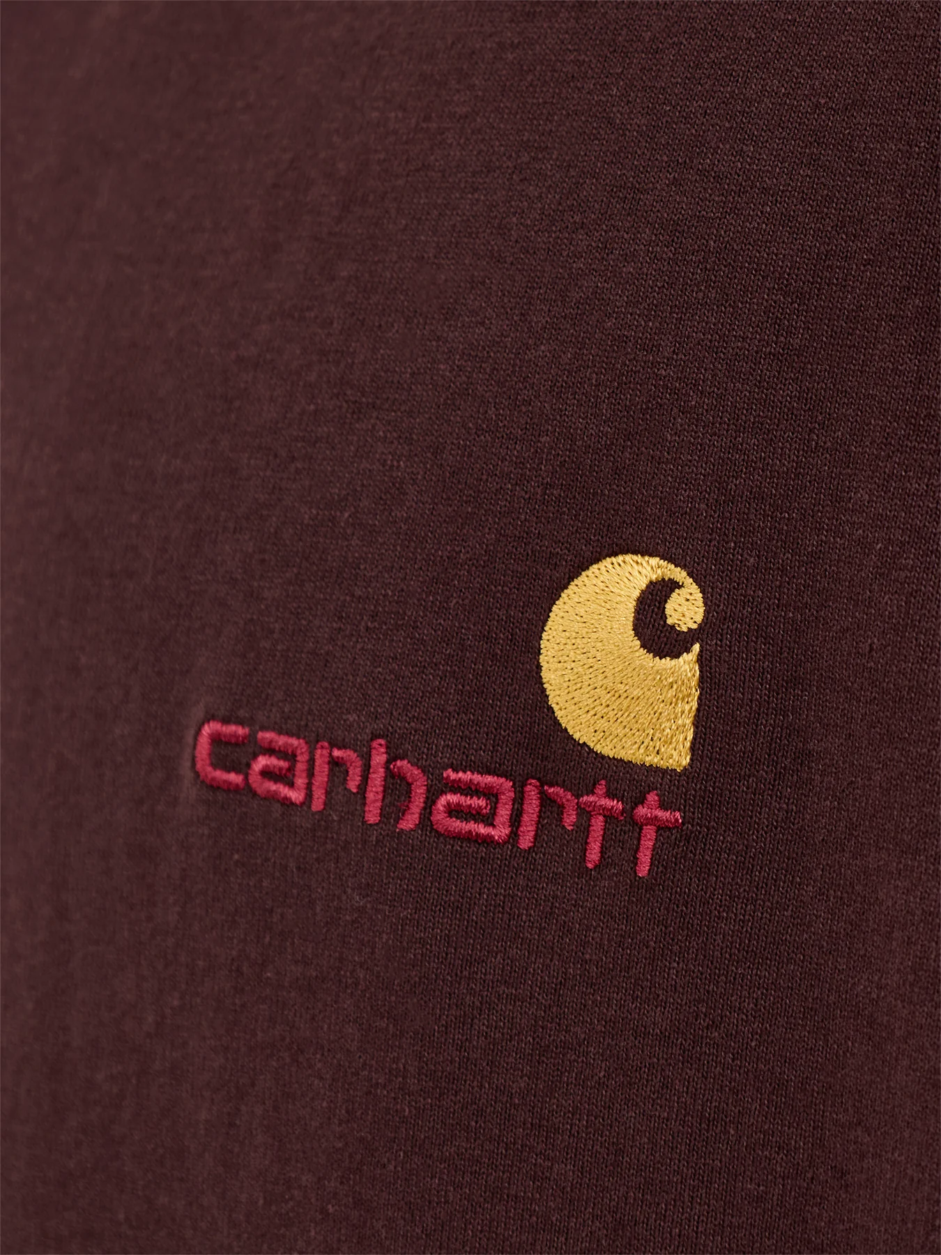 American Script Short Sleeve T-Shirt Brown - Image 3