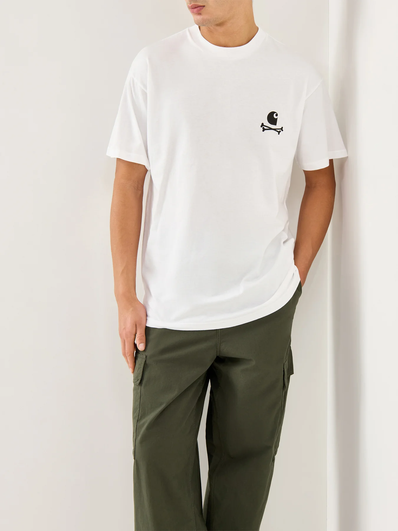 Short Sleeve Logo T-Shirt White - Image 4