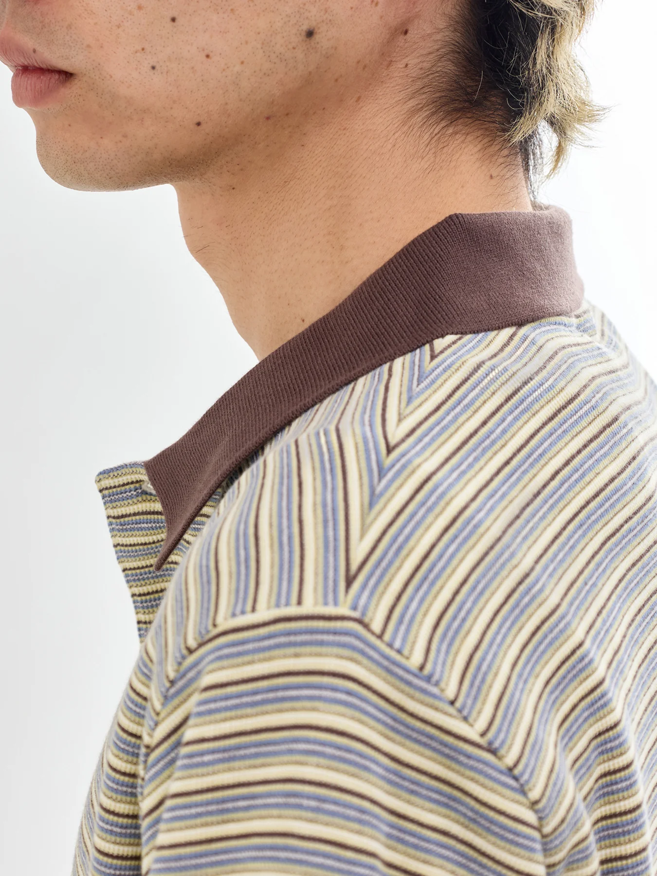 Dion Stripe Polo Shirt - Image 3