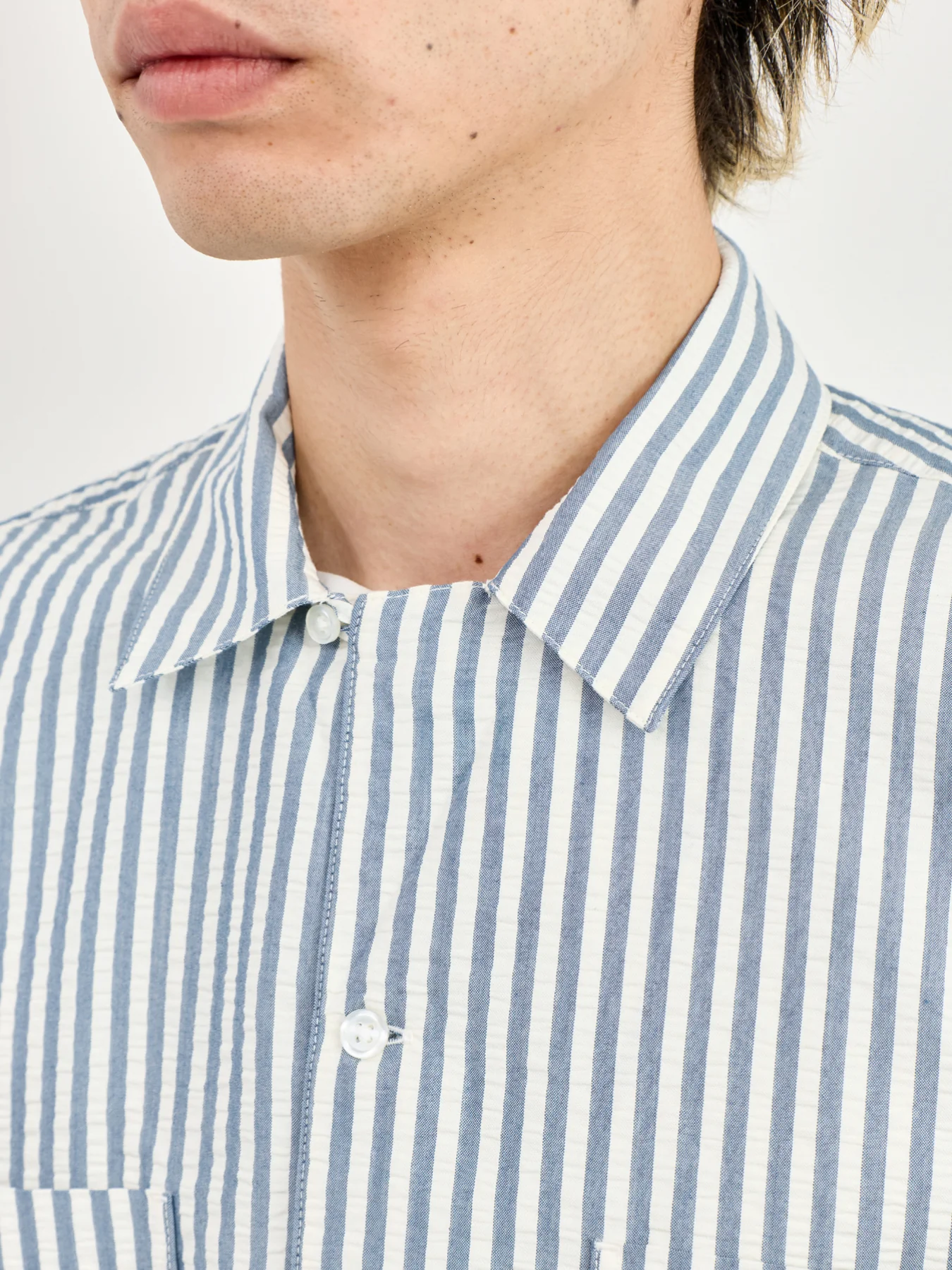 Leavel Stripe Short Sleeve Shirt - Image 3