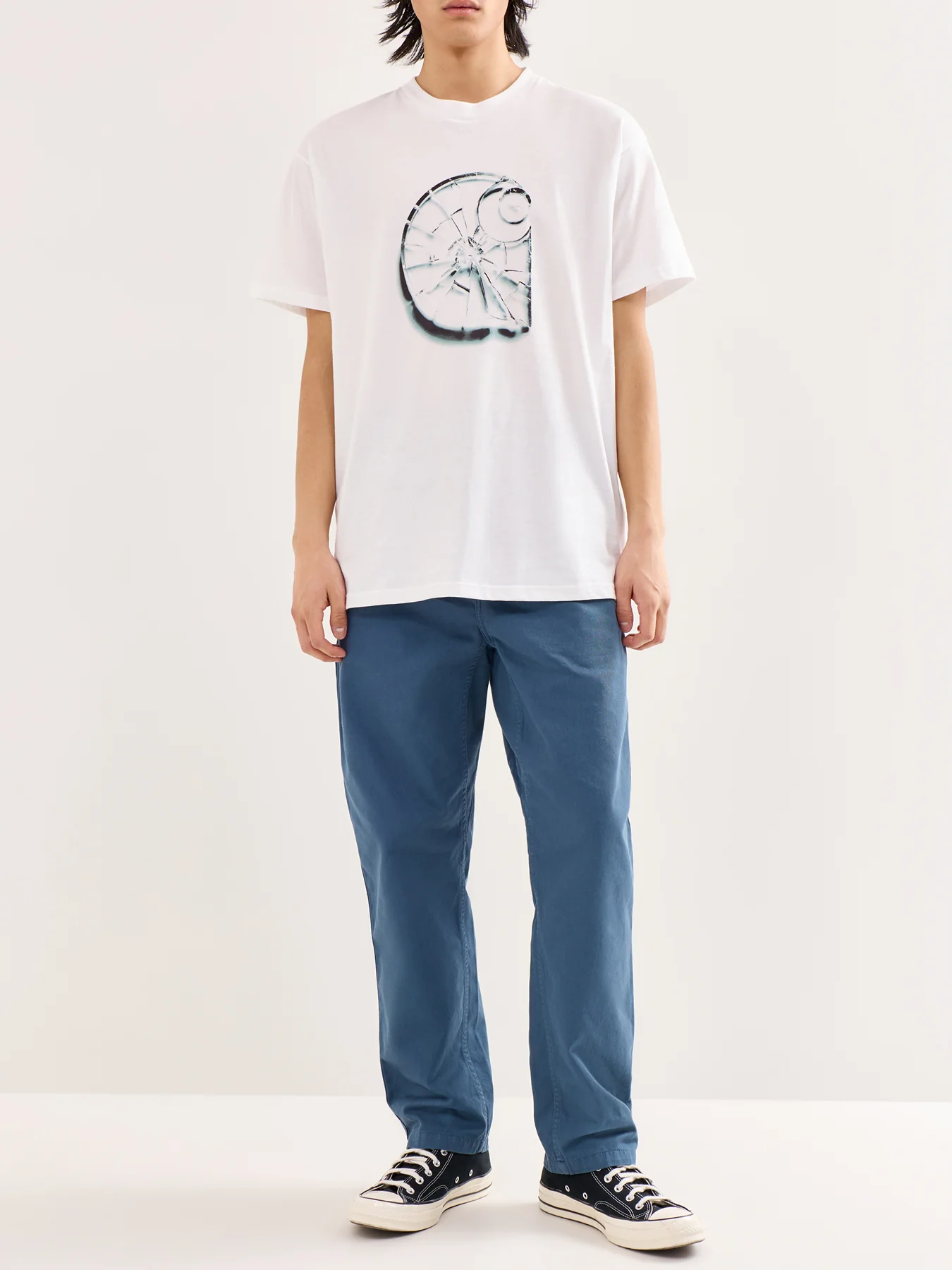 Shattered Graphic T-Shirt White - Image 2