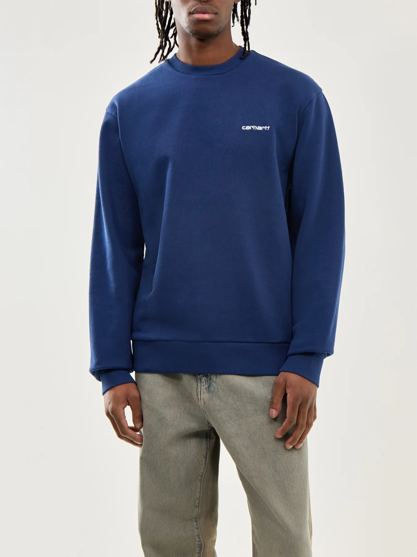 Script Embroidery Sweat Jupiter White - Image 4