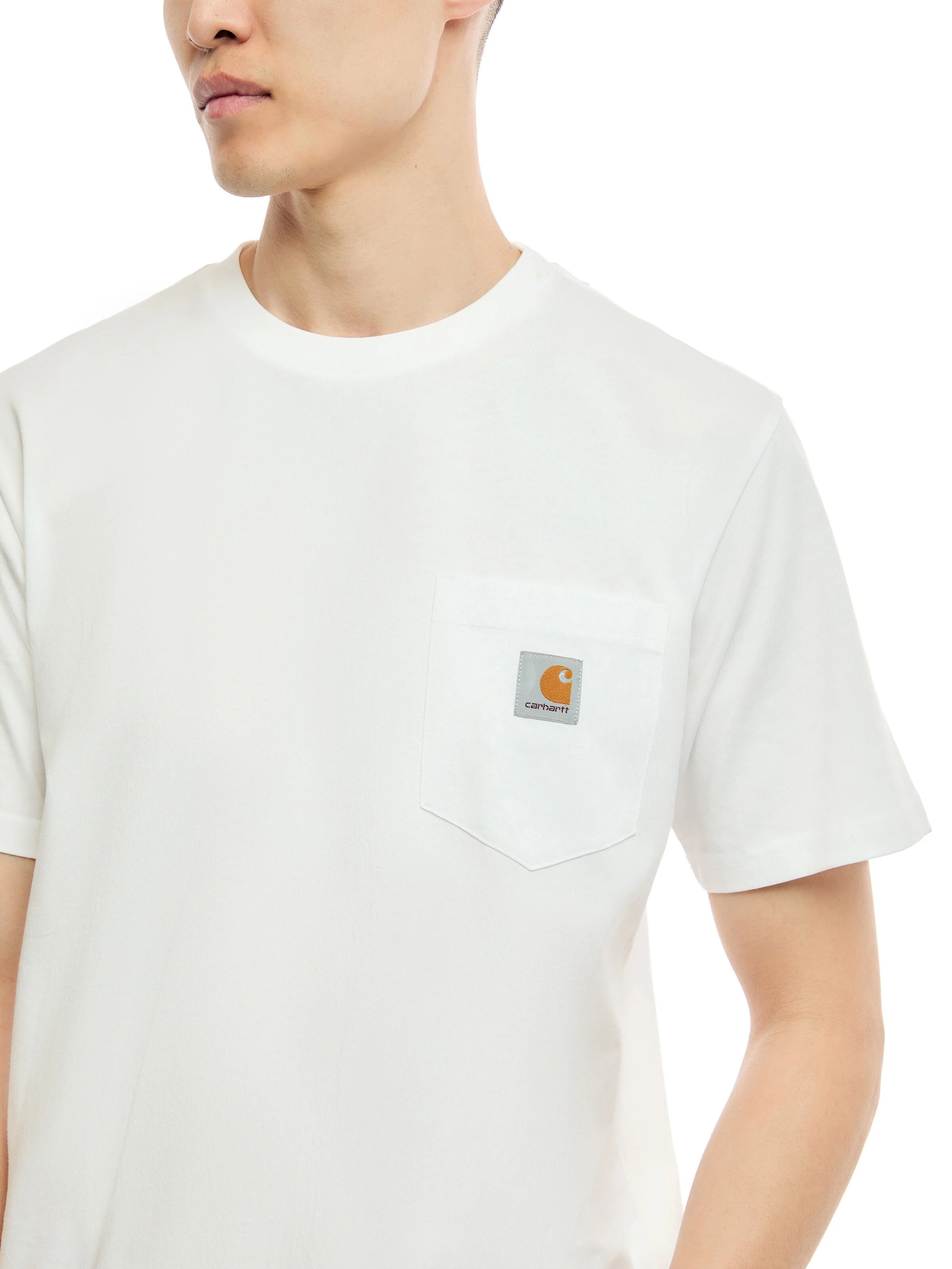 Pocket T-Shirt White - Image 7