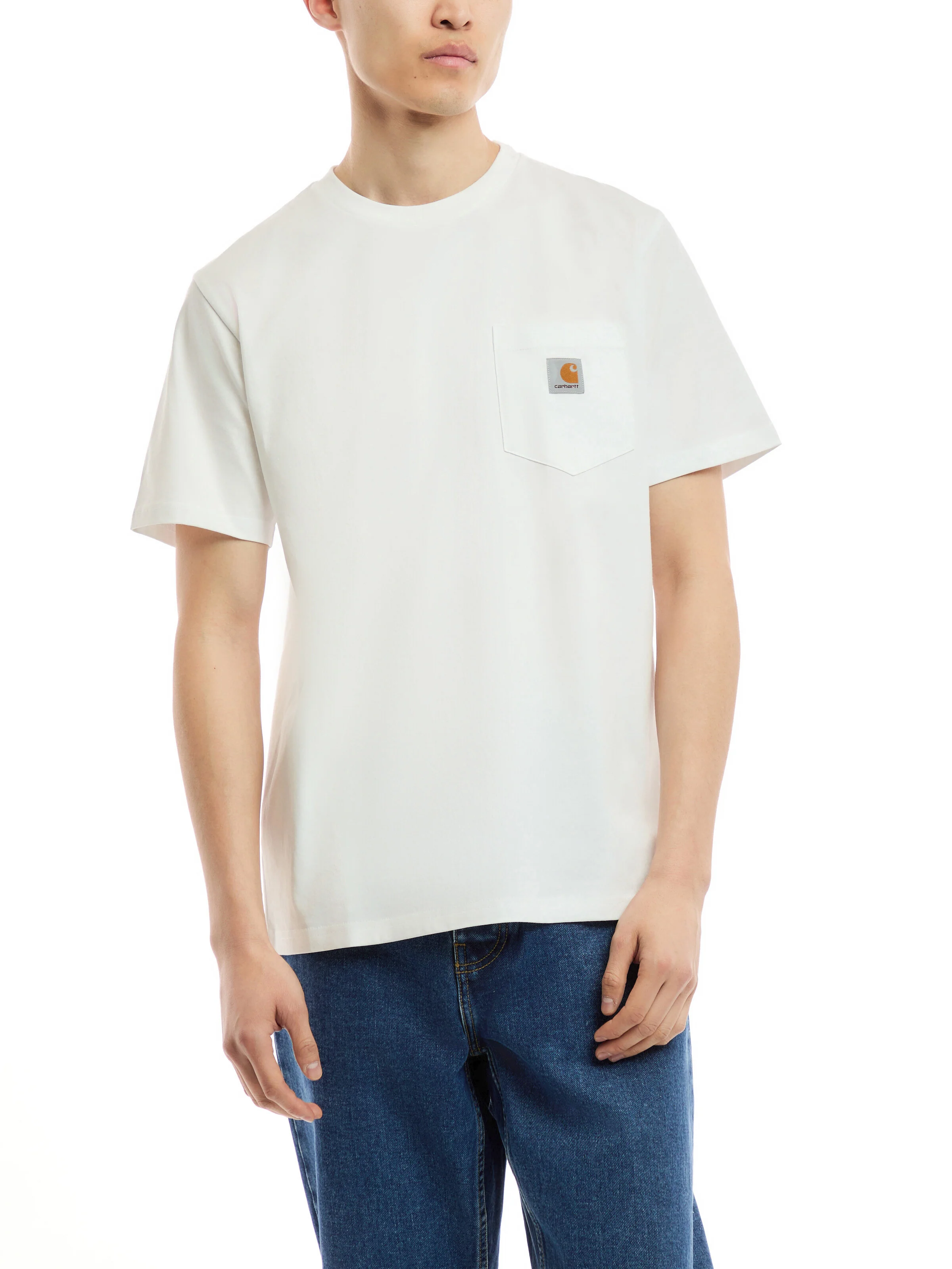 Pocket T-Shirt White - Image 8
