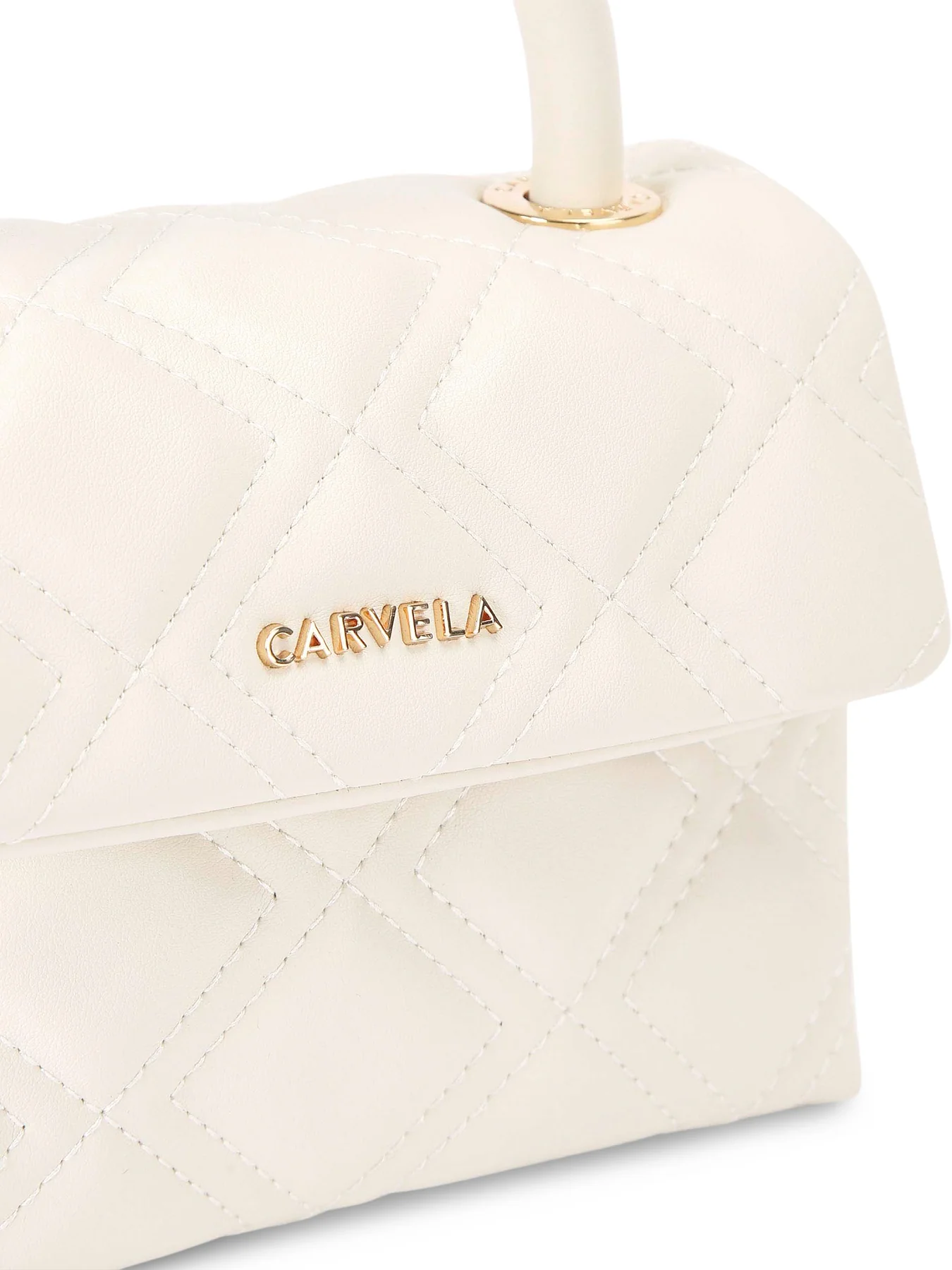 Rosa Top Handle Bag White - Image 4