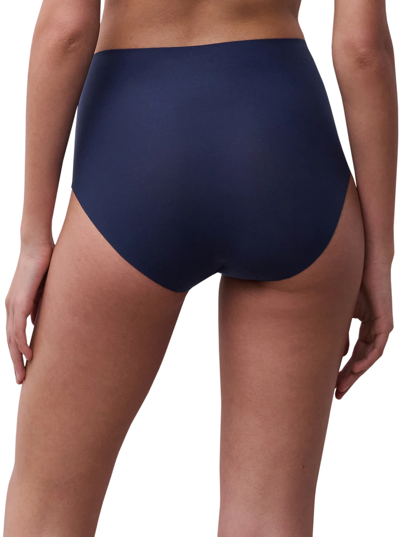 Soft Stretch High Waisted Brief Marine Blue - Image 3
