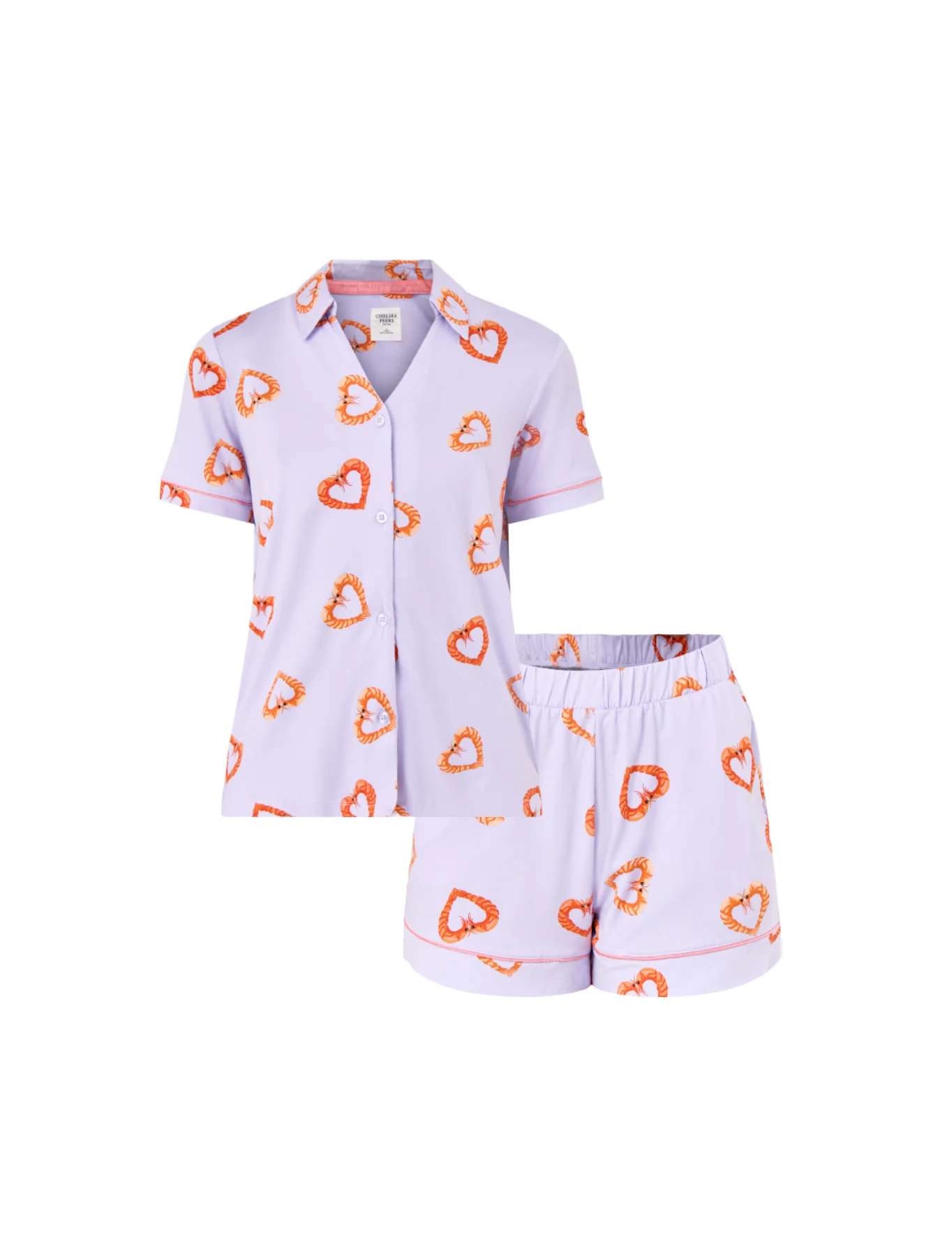 Shrimp Hearts Short PJ Set - Image 6