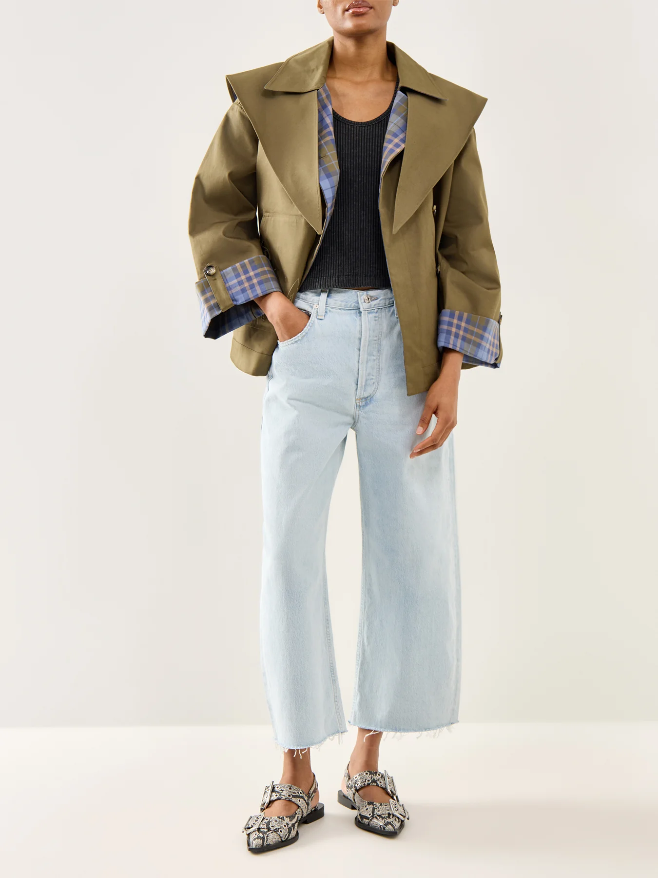 Ayla Cropped Jeans Sailor - Image 2