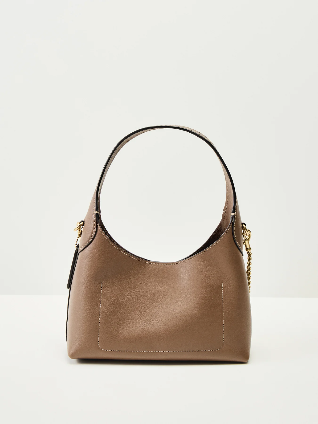 Brooklyn Shoulder Leather Bag 23 Dark Stone - Image 3