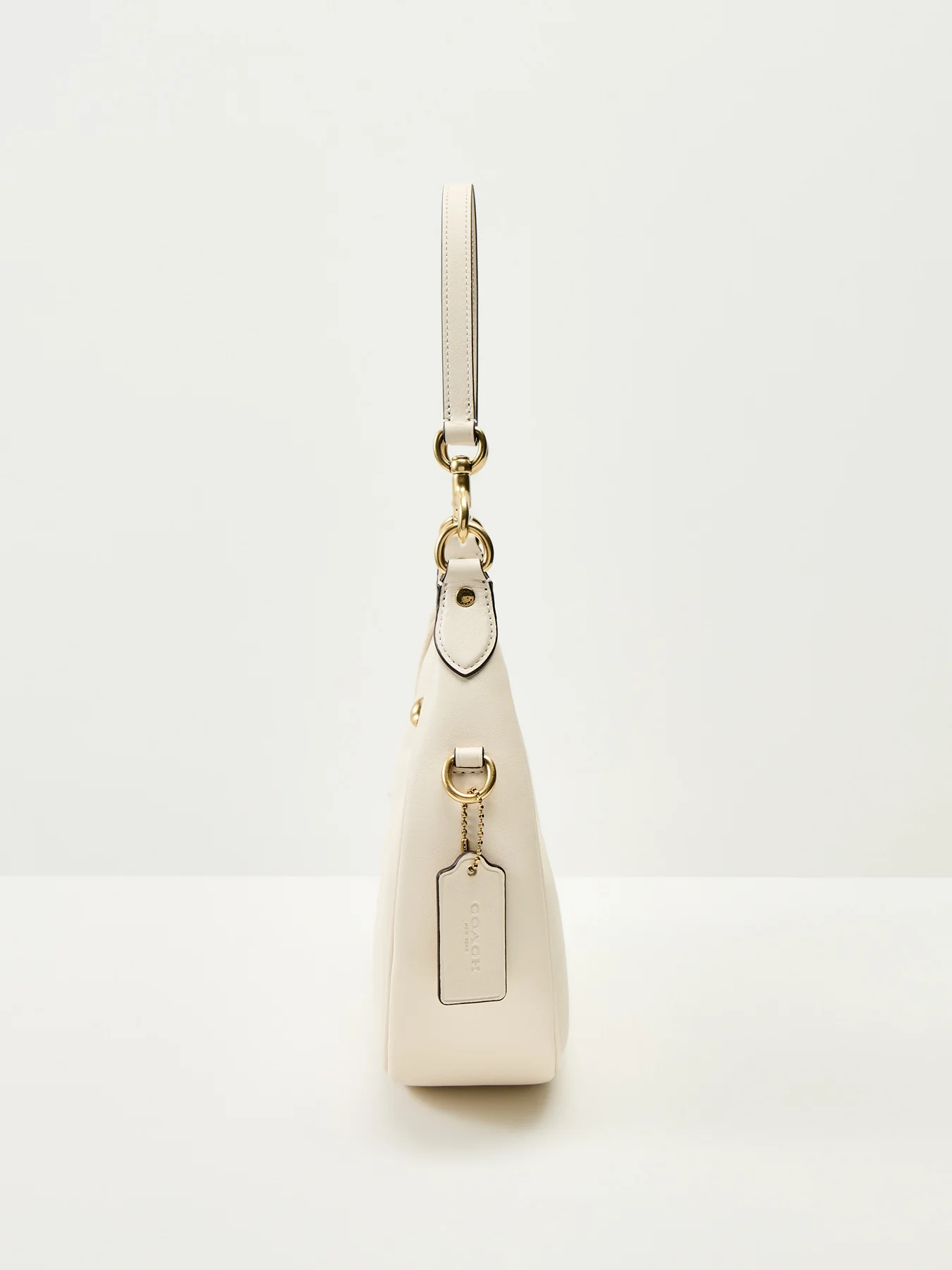 Jonie Leather Bag 22 Chalk - Image 4