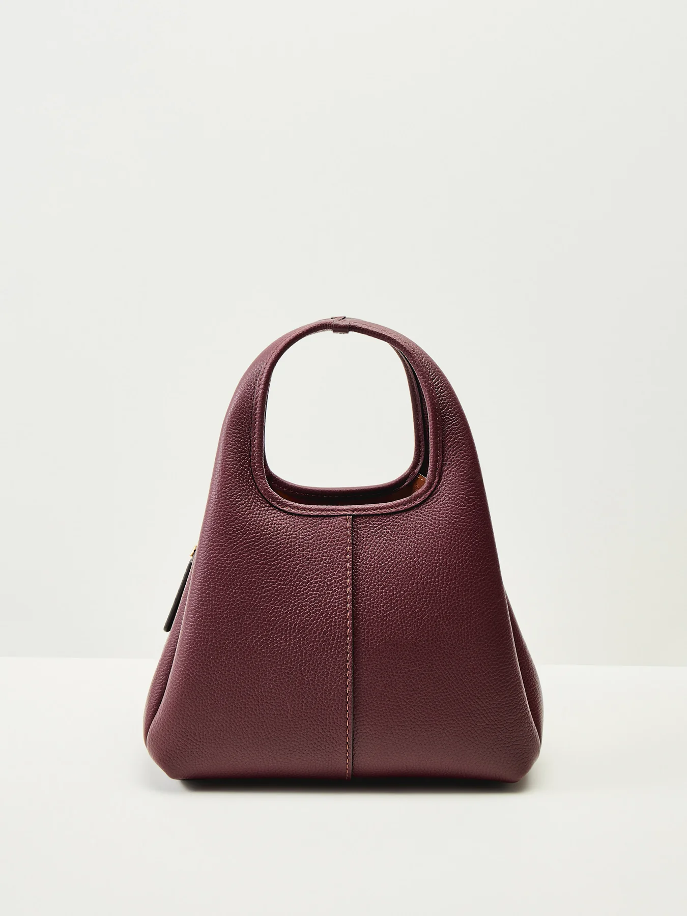 Lana Shoulder Leather Bag 23 Merlot - Image 3
