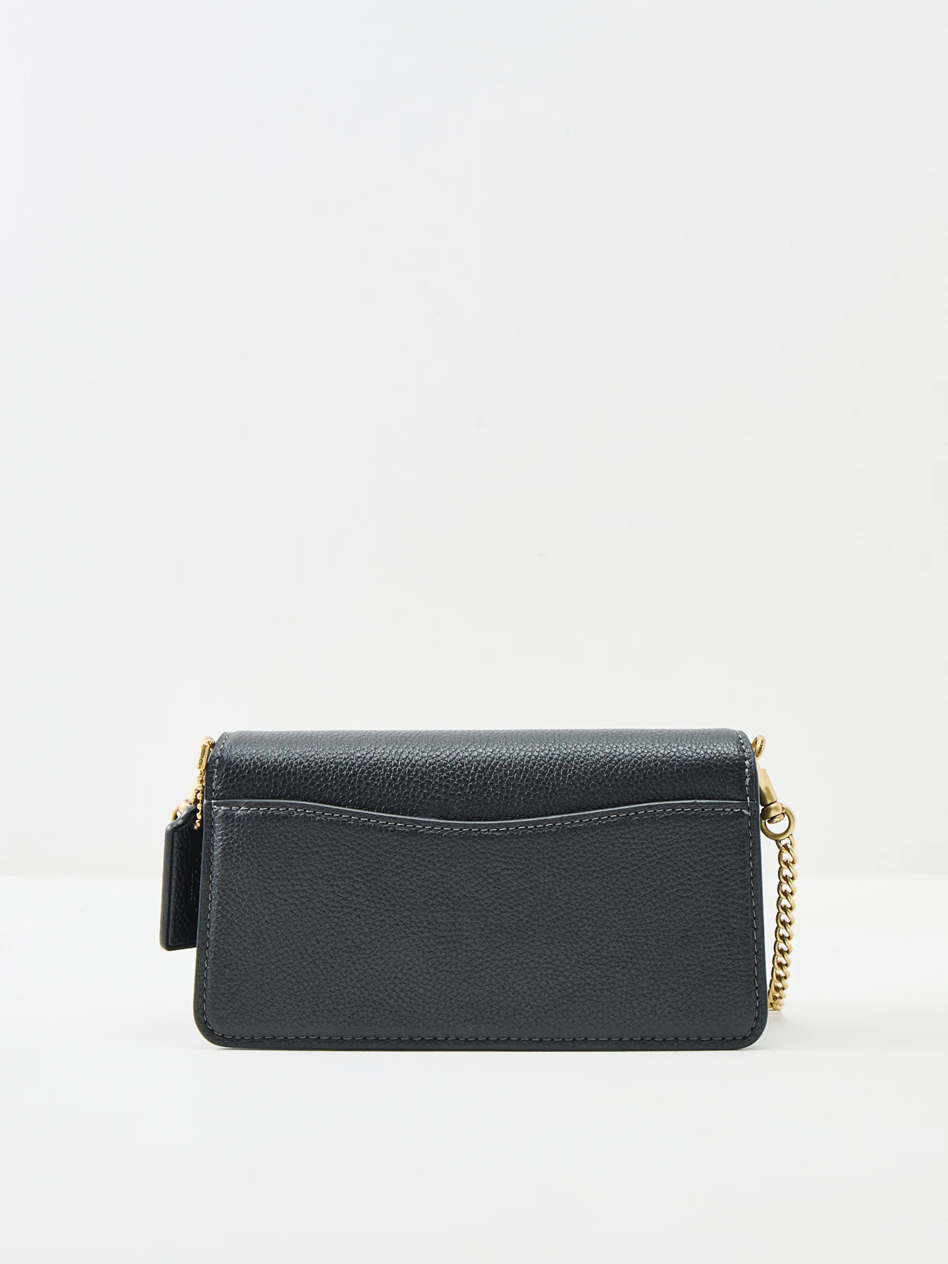 Leather Tabby Shoulder Bag 19 Black - Image 3