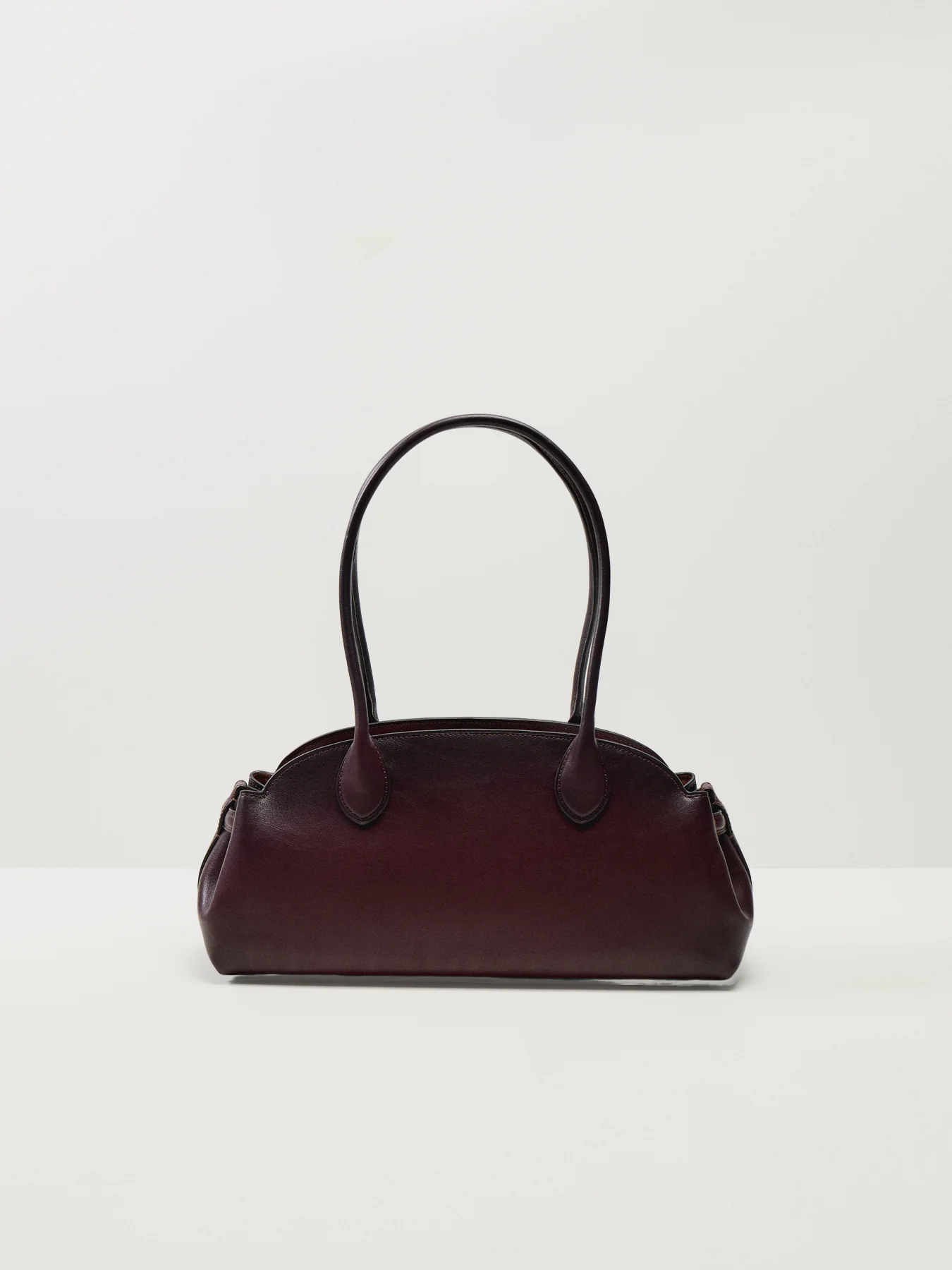 Natural Grain Leather Empire Carryall 34 Merlot - Image 3