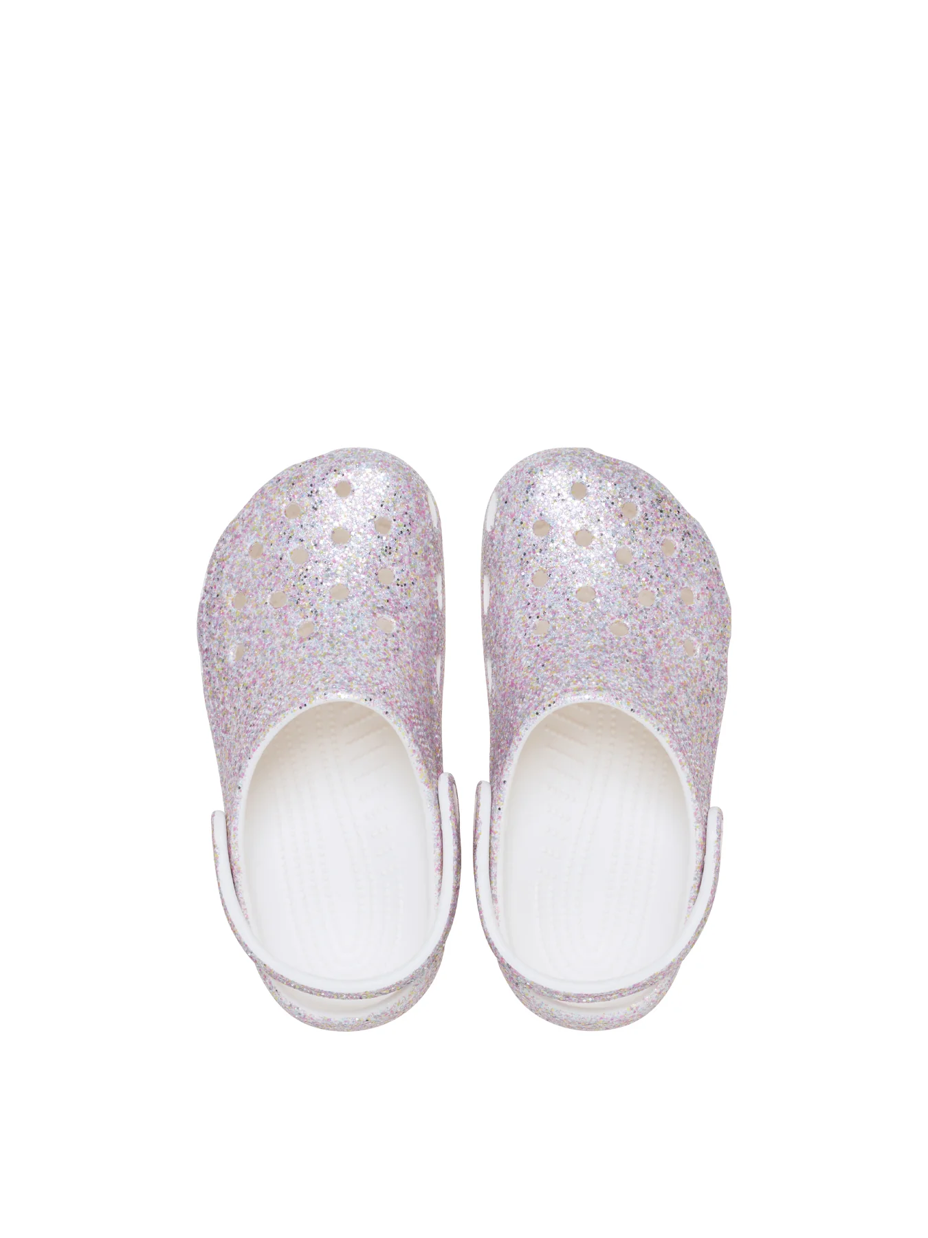Kids' Fantasy Glitter Clogs White - Image 3