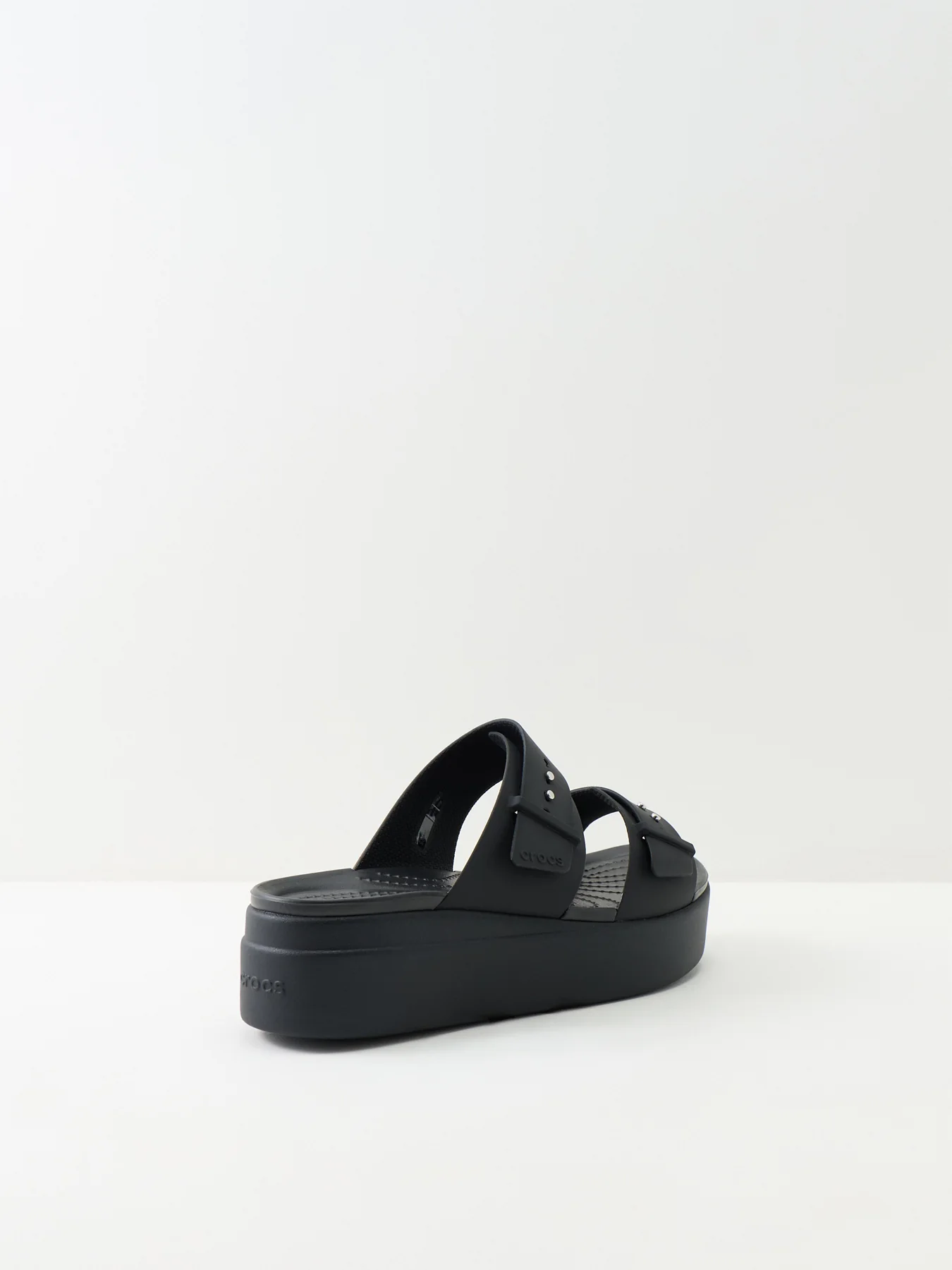 Brooklyn Buckle Low Wedge Sandals - Image 2