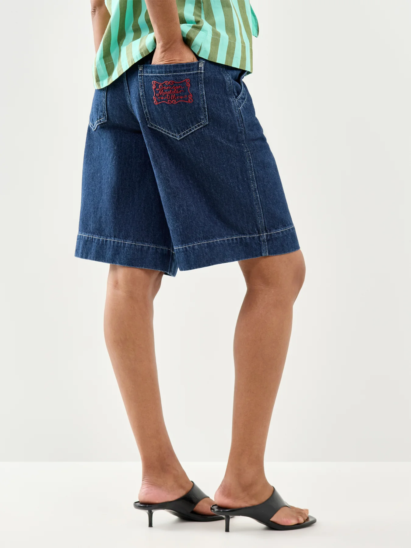 Annie Denim Shorts Indigo - Image 5