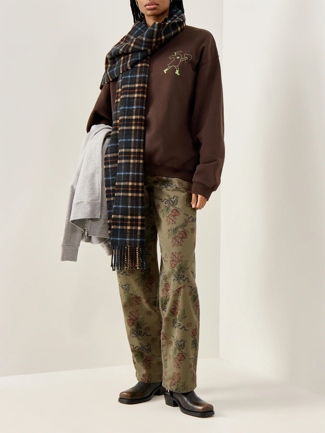 Cafe Pronto Sweatshirt Brown - Image 2