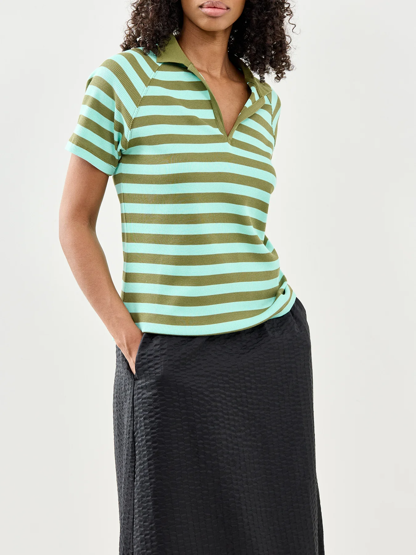 Delphi Polo Top Green - Image 4