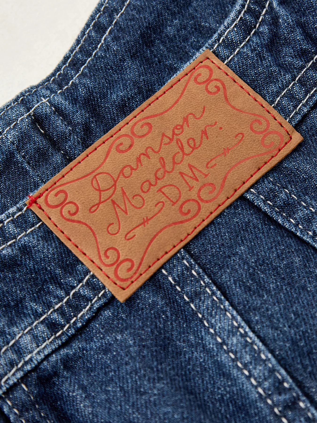 Immy Mini Dress Dark Wash - Image 3