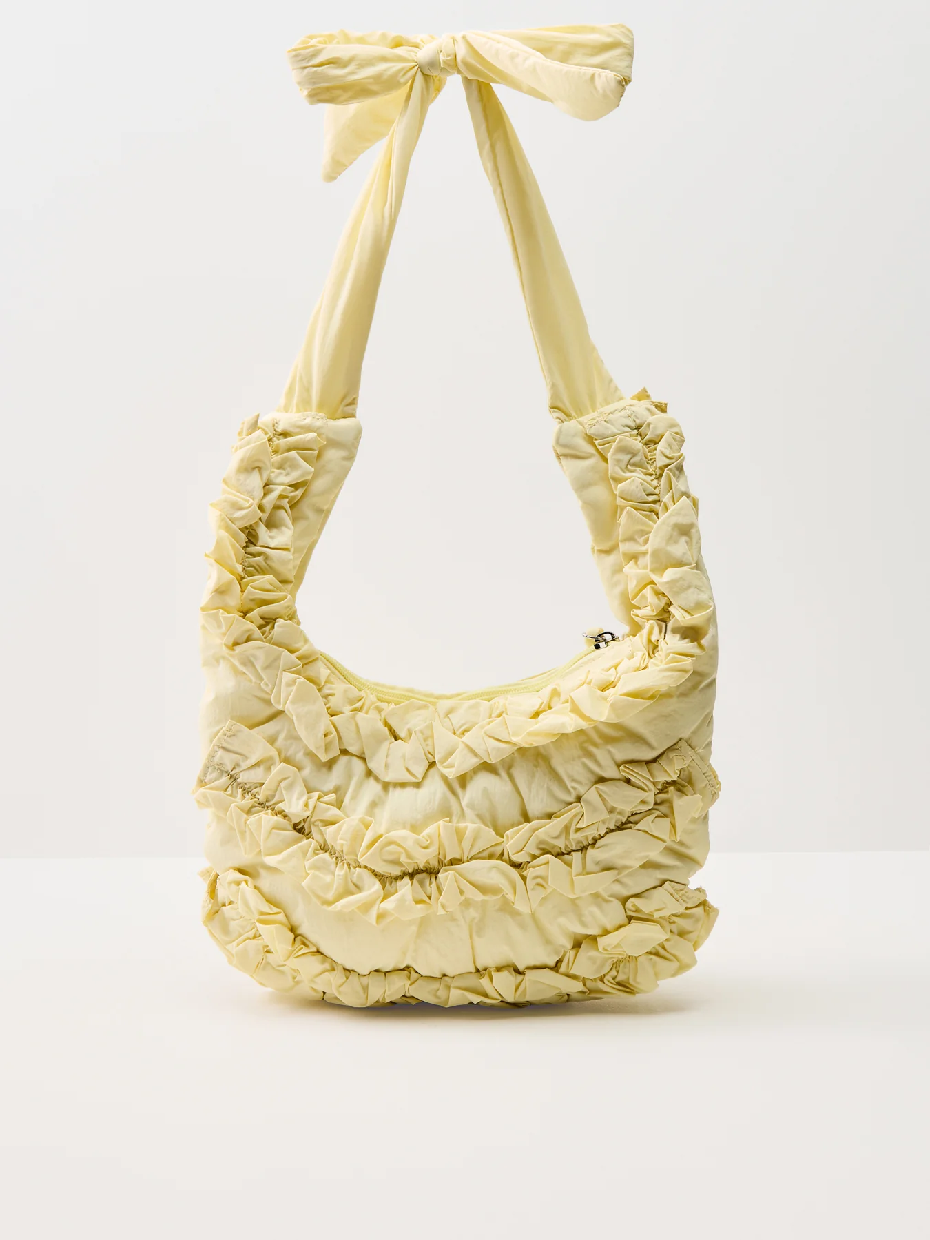 Quinn Slouchy Bag Butter Yellow - Image 3
