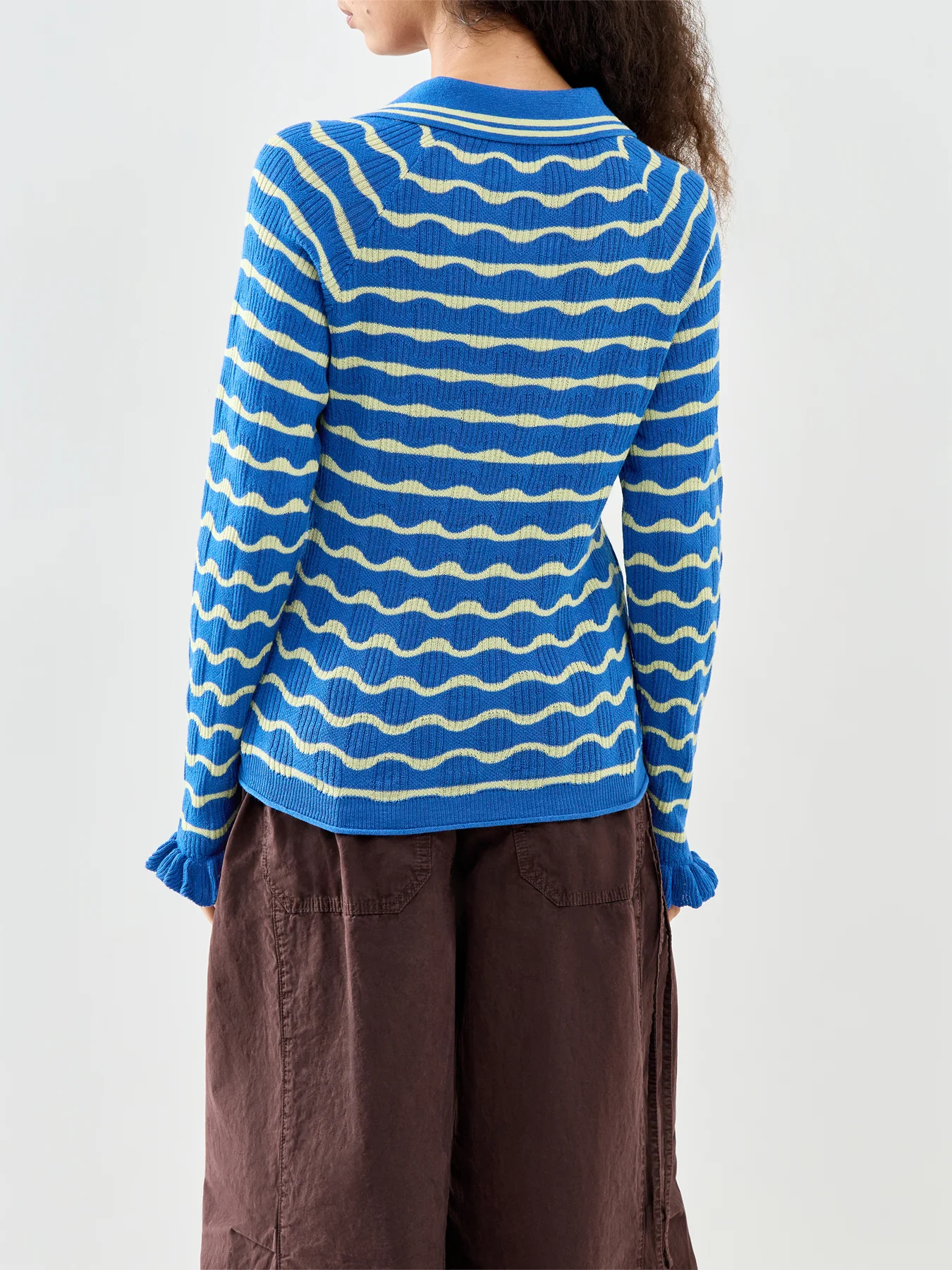 Silvia Polo Jumper Blue - Image 5
