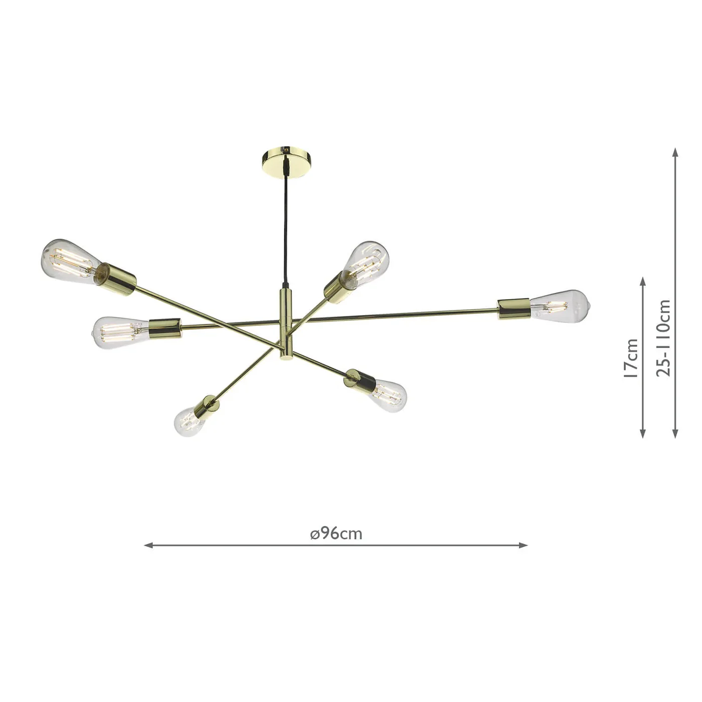 Alana 6 Light Pendant - Image 2