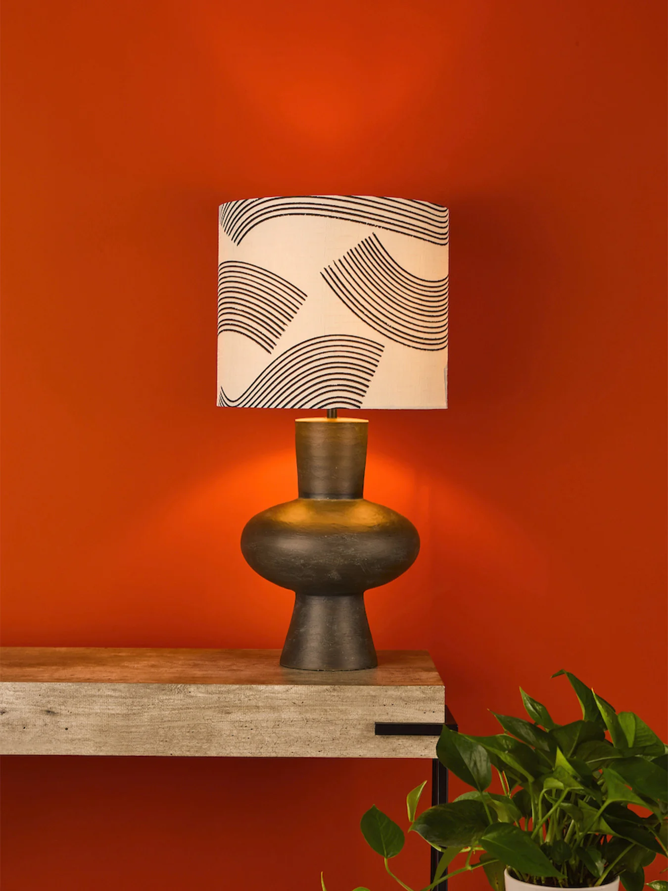Miho 1 Light Table Lamp With Shade - Image 5