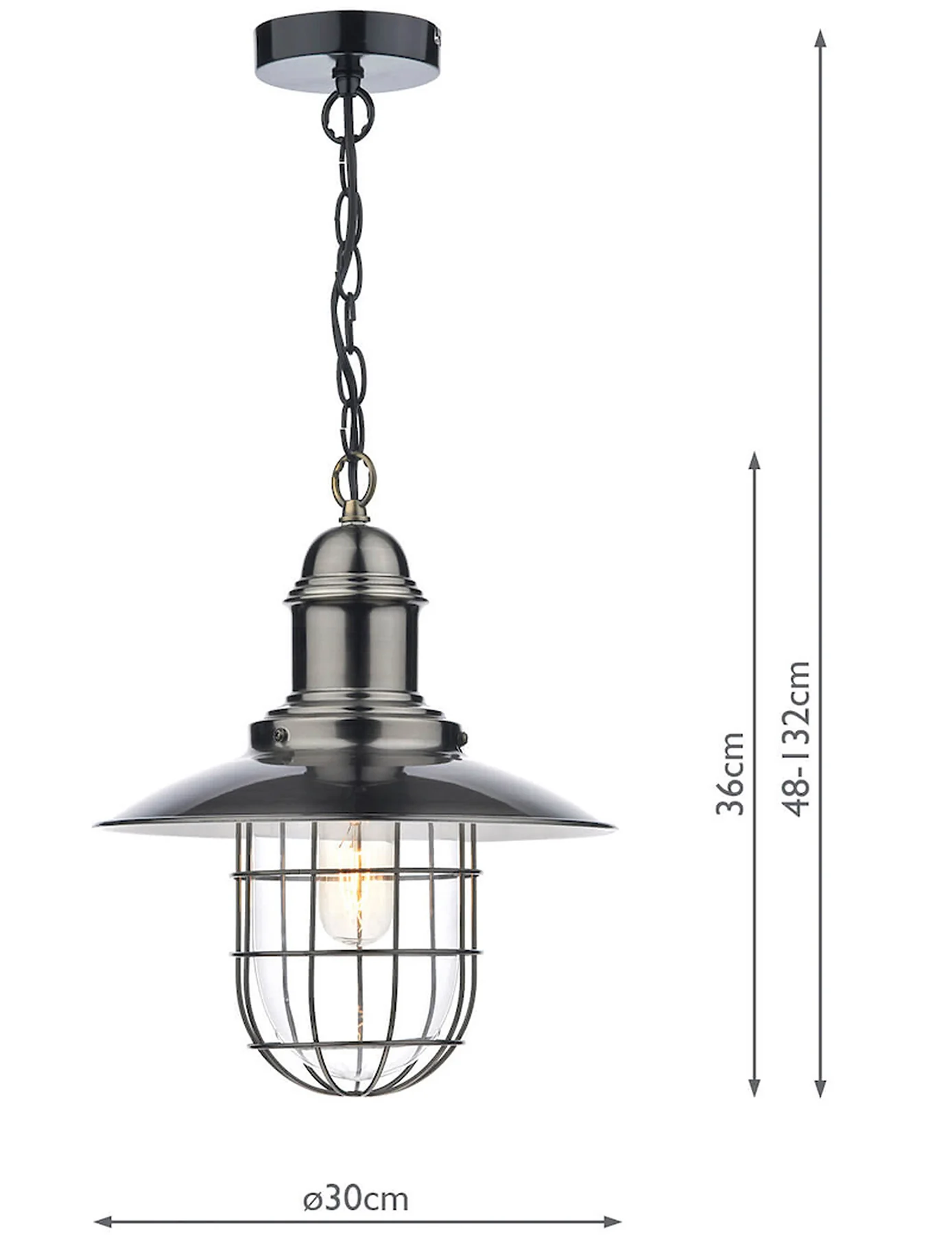 Terrace 1 Light Foyer Pendant Light - Image 4
