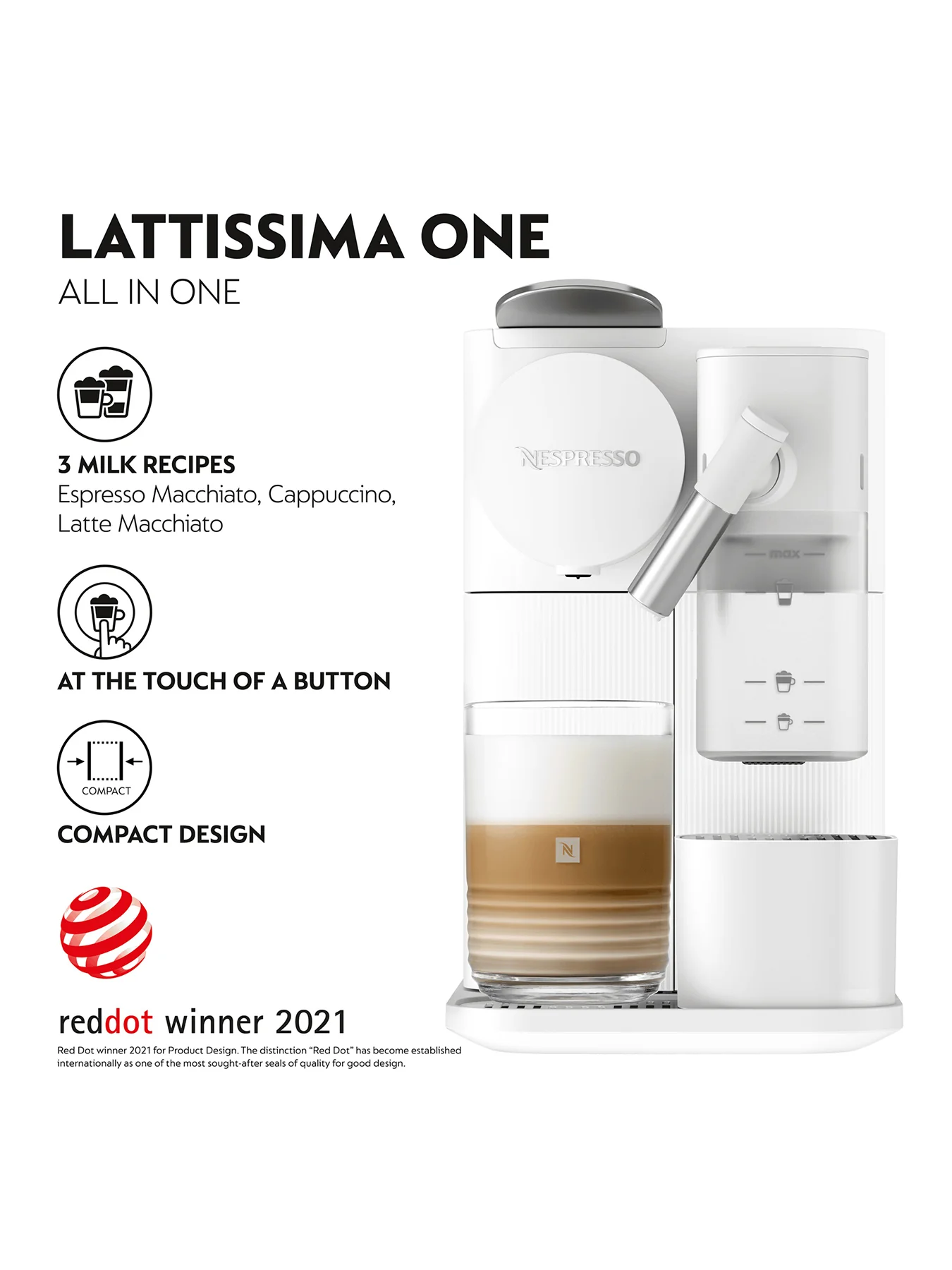 Nespresso Lattissima One White - Image 3