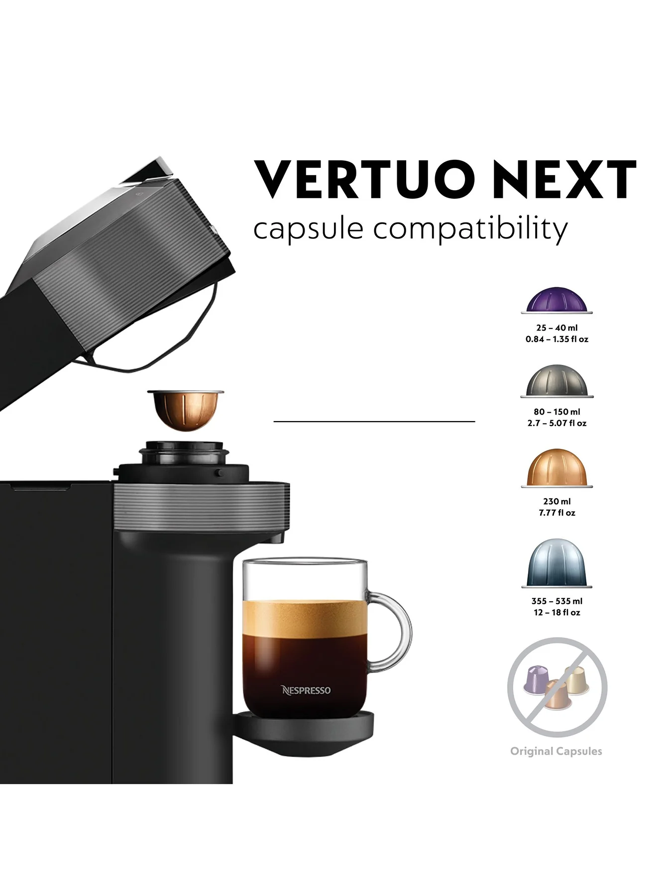 Vertuo Next & Milk Coffee Machine - Image 3