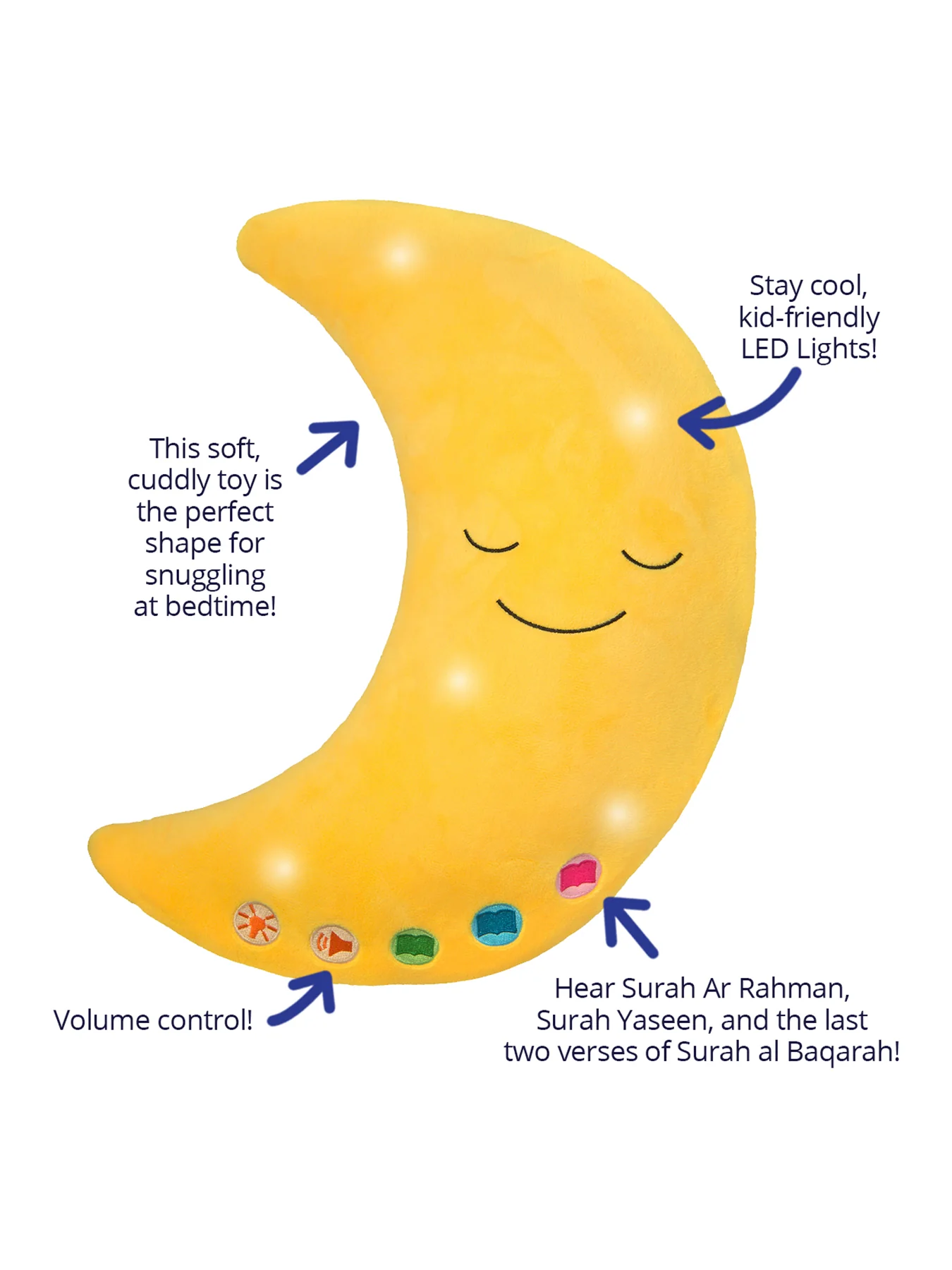 Quran Moon Pillow Soft Islamic Pillow - Image 3