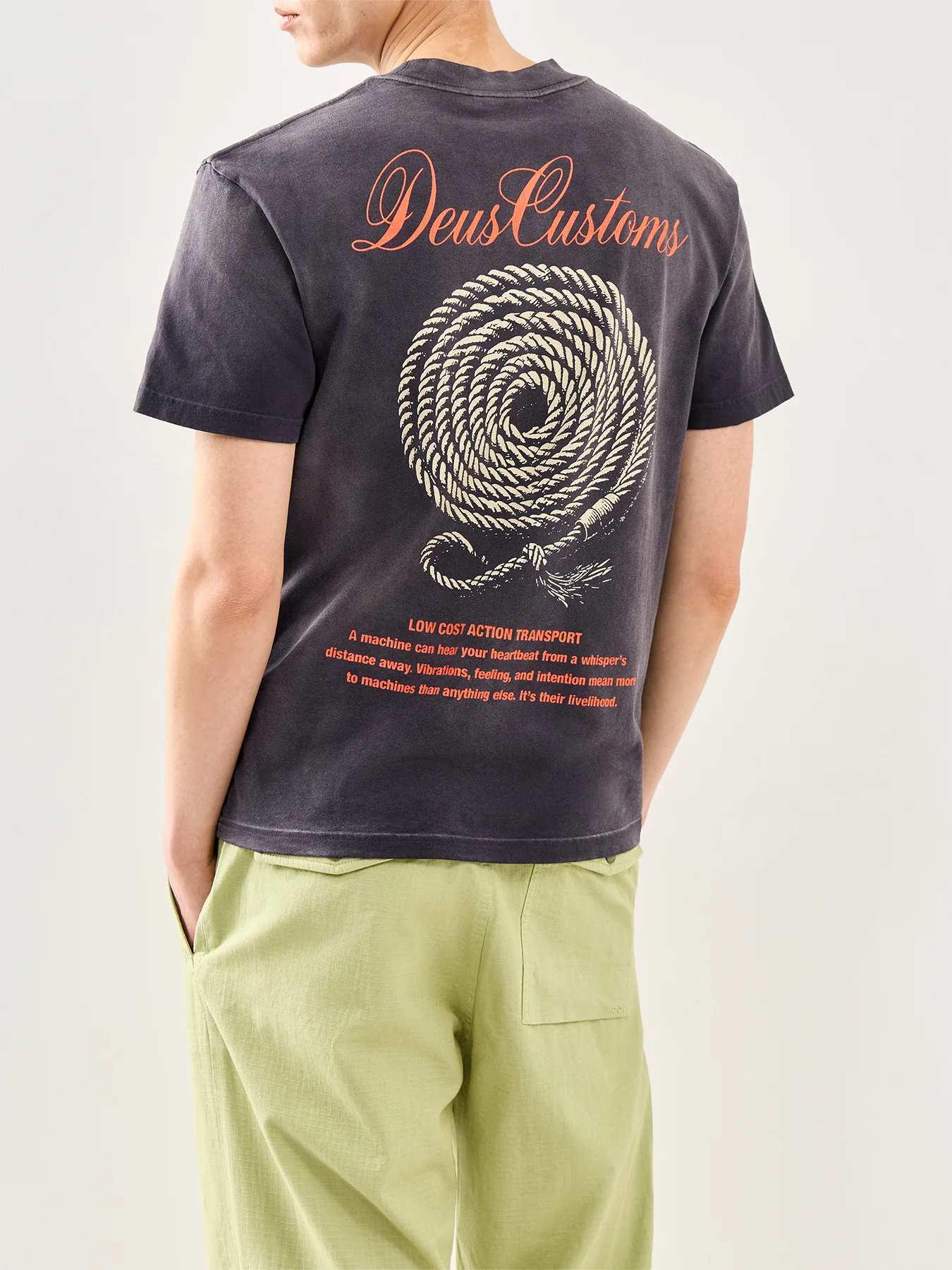 Graphic Cotton T-Shirt Black - Image 5