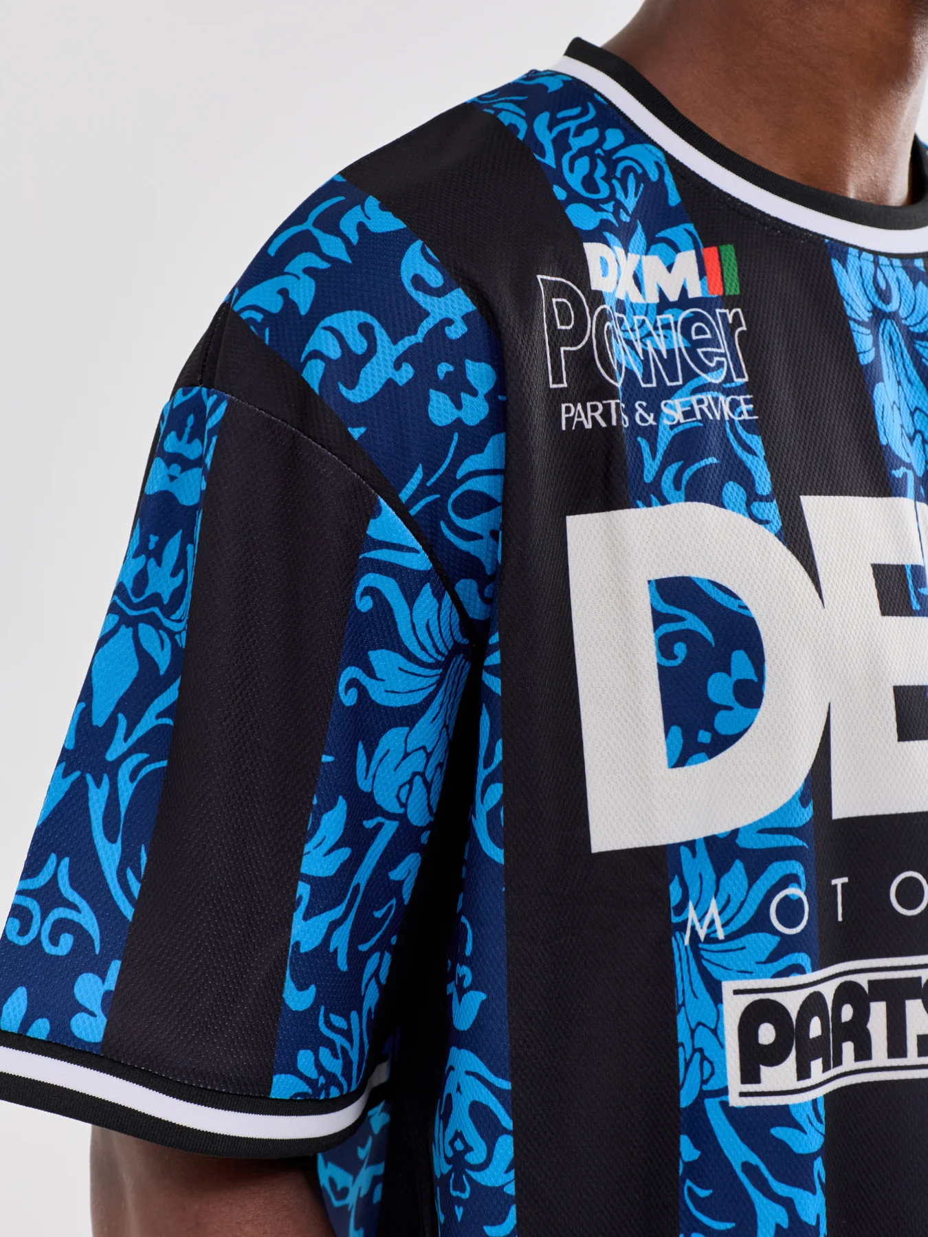 Nouveau Moto Graphic T-Shirt Blue - Image 3