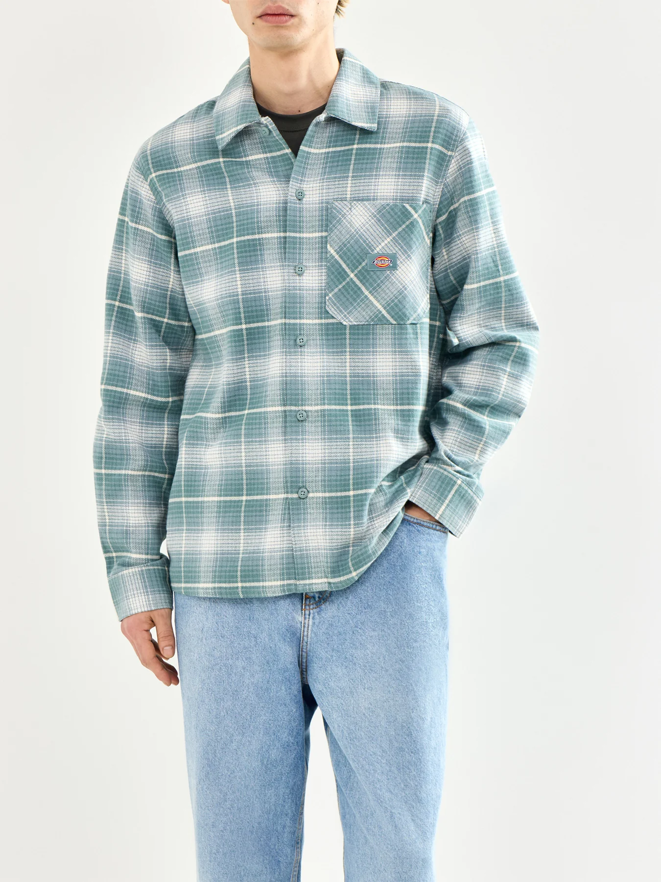 Forest Check Shirt Blue - Image 4