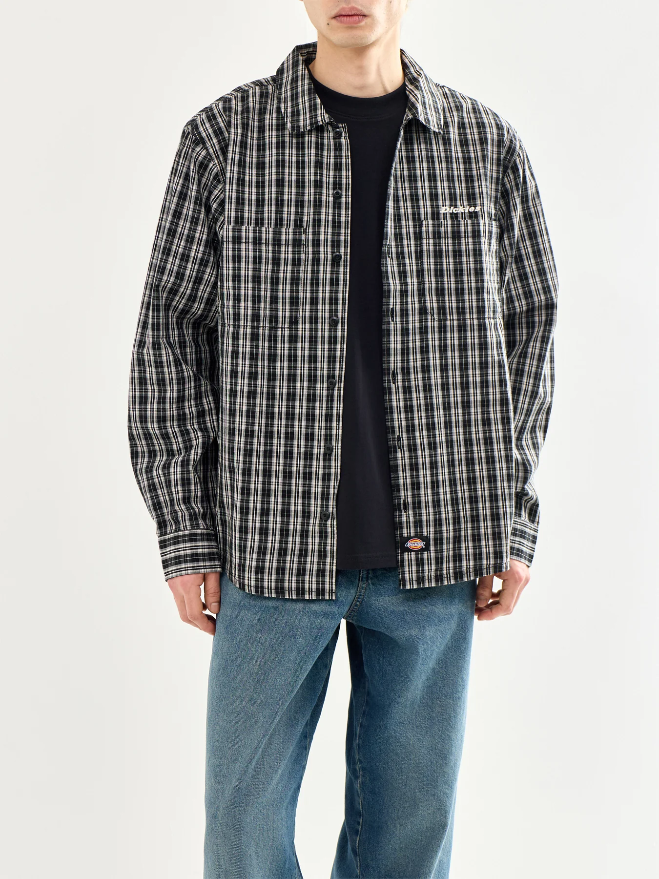 Wellsville Long Sleeve Shirt Black - Image 4