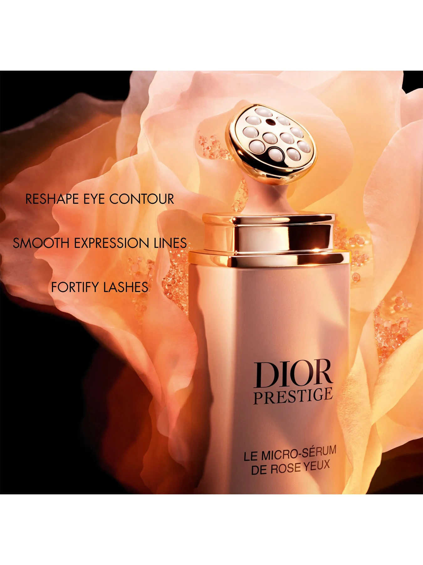 Dior Prestige Le Micro Serum de Rose Yeux Activated Regenerating Eye Serum - Image 3