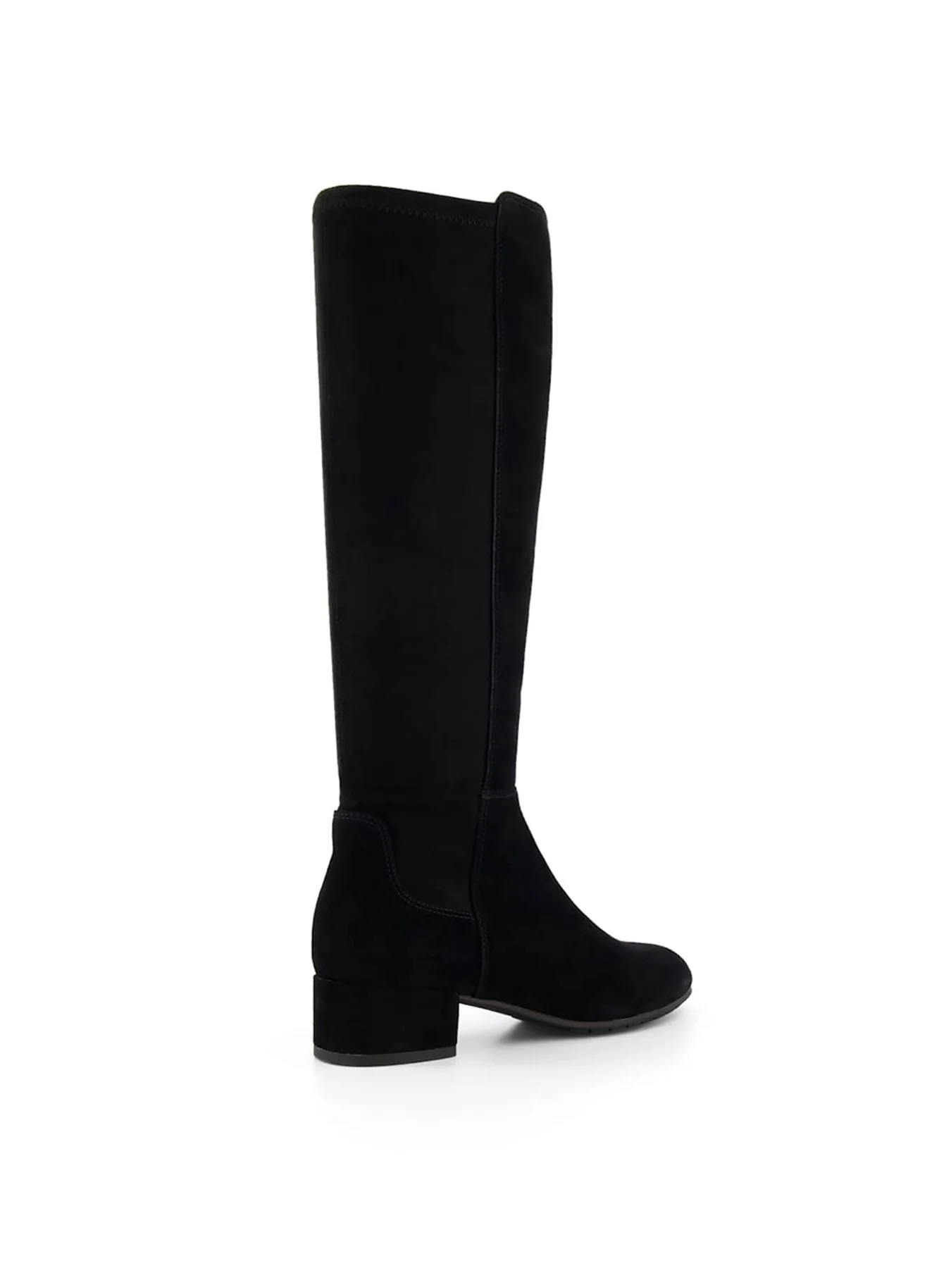 Tayla Suede Boots Black - Image 2