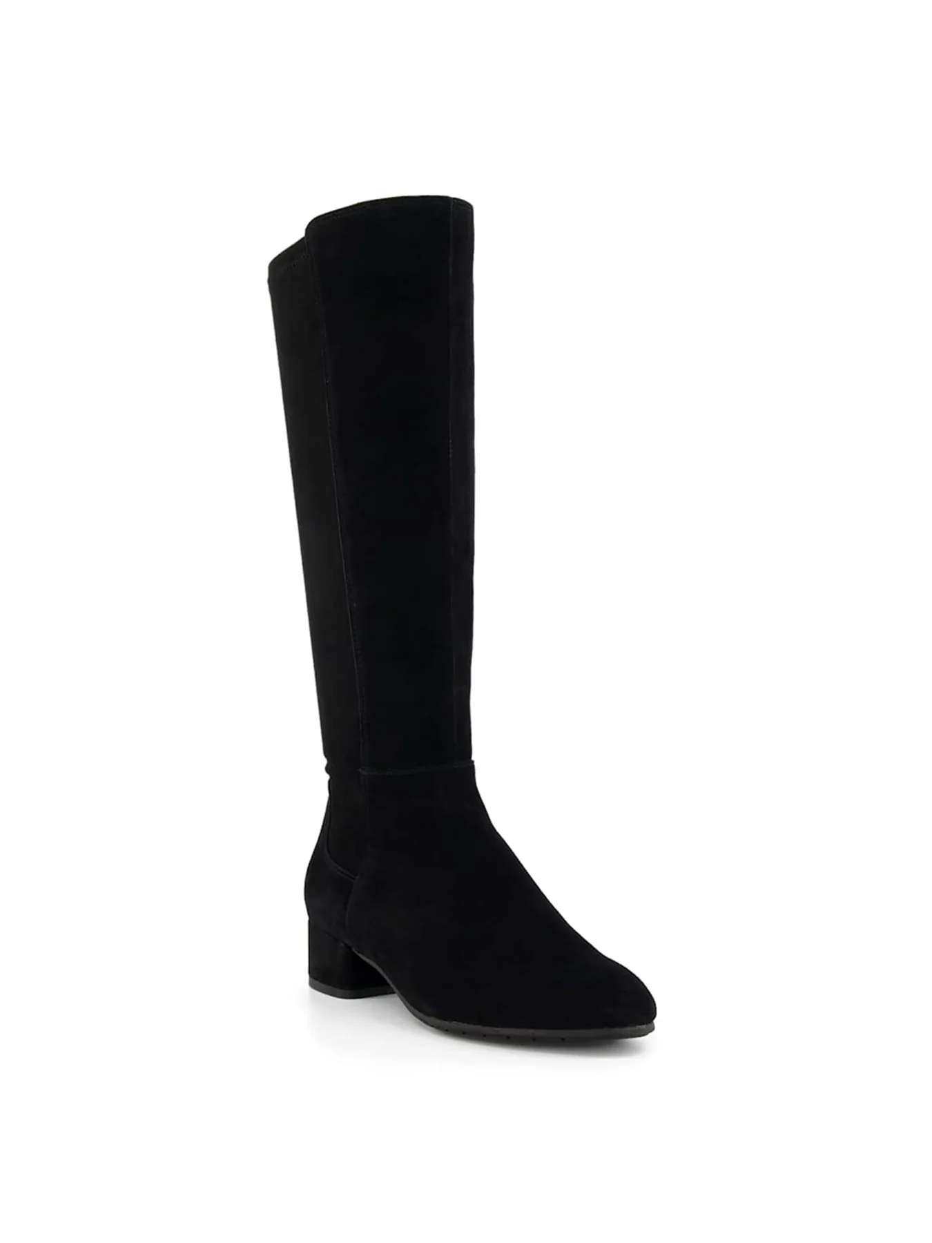 Tayla Suede Boots Black - Image 3