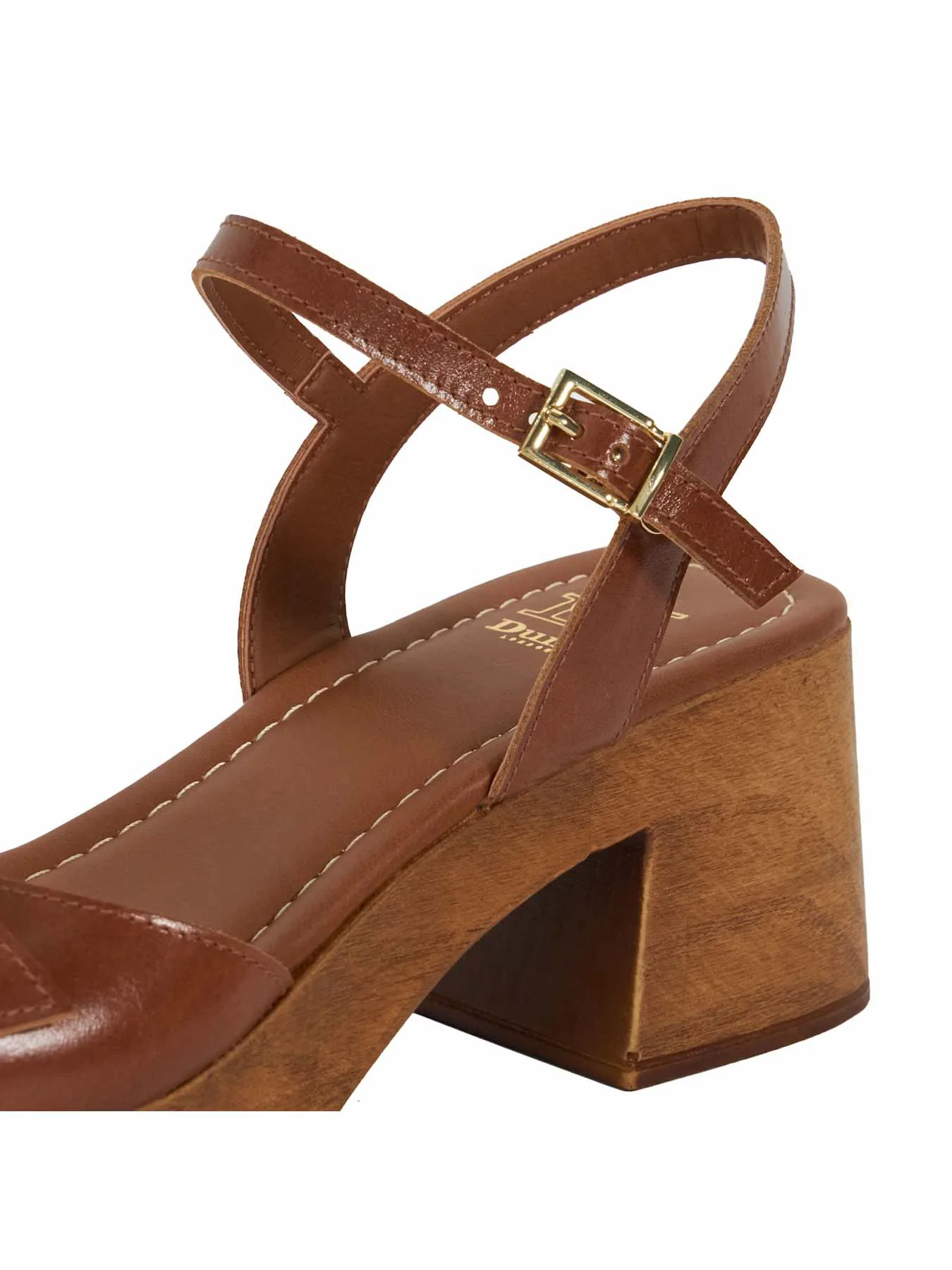 Jeane Leather Ballet Flats Brown - Image 4