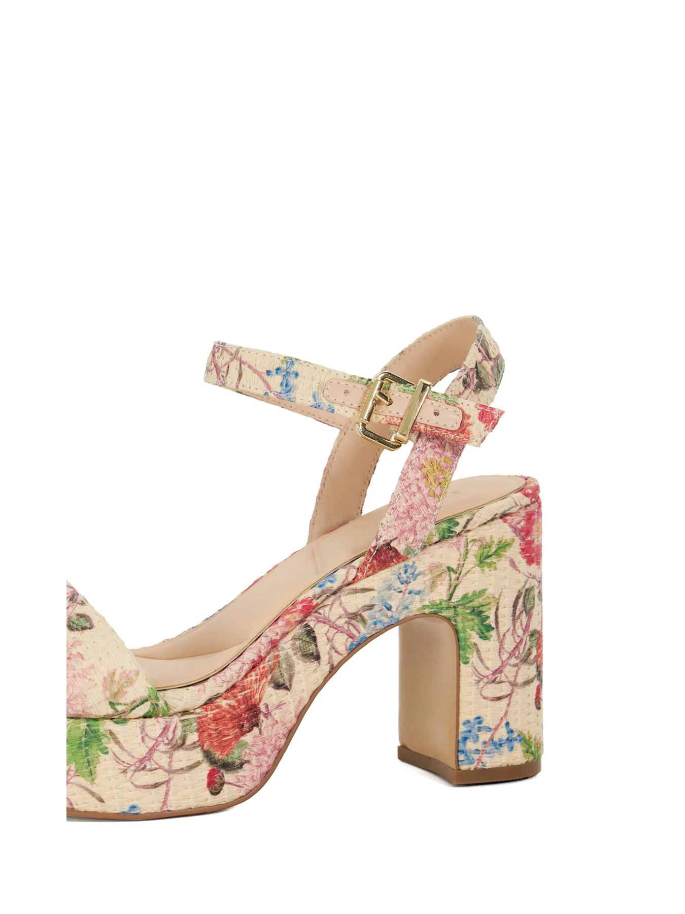 Monotone Heeled Sandals Multi - Image 2