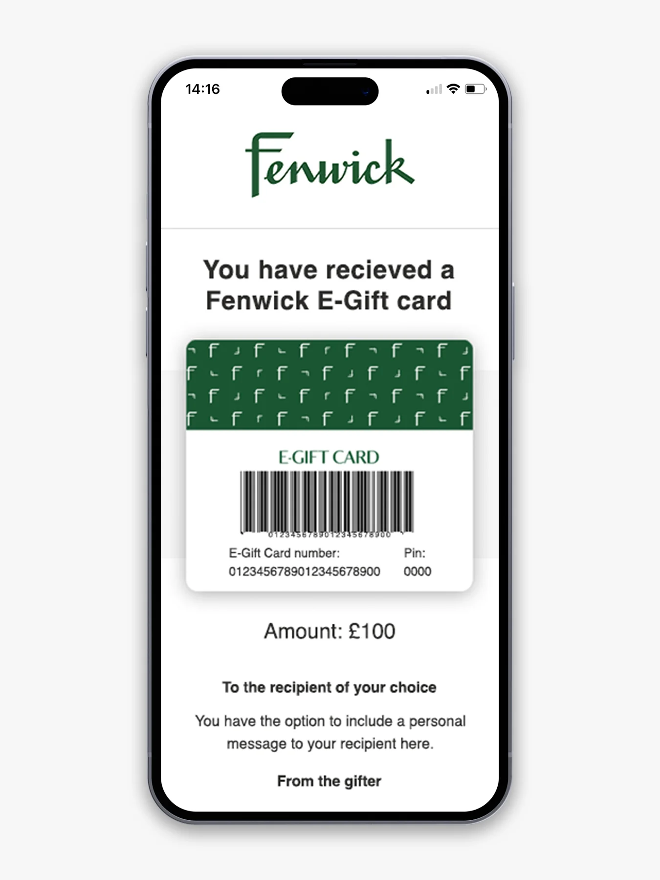 E-gift card - Image 2