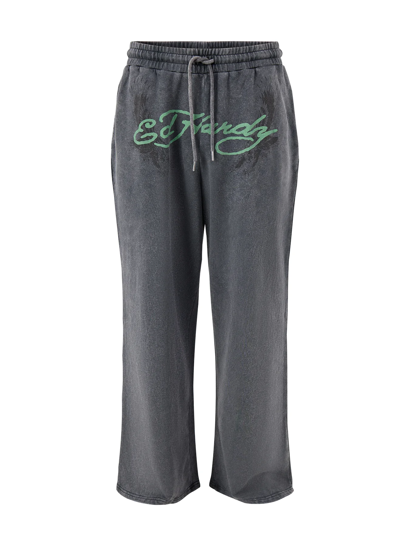 Tattoo Club Straight Leg Joggers Black