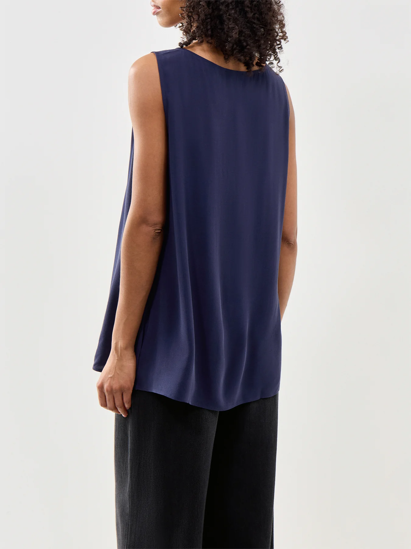 Sleeveless Tunic Navy - Image 5