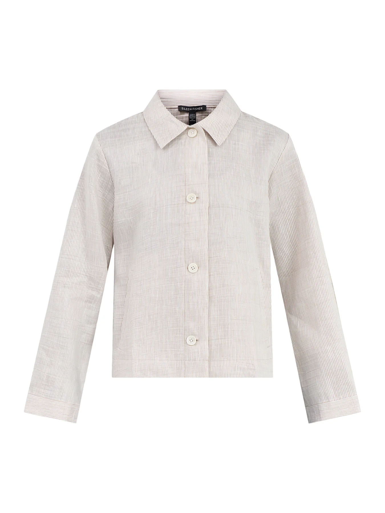 Classic Collar A-Line Jacket