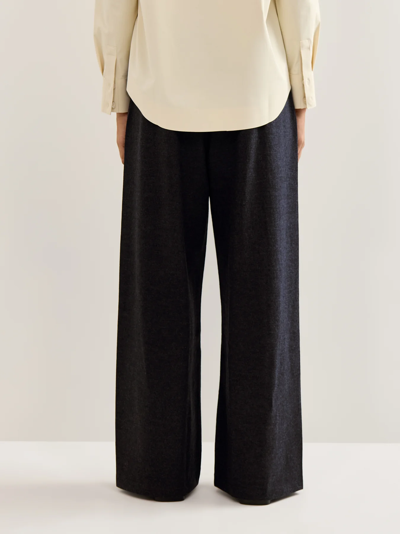 Full Length Wide Pants Charcoal - Image 5