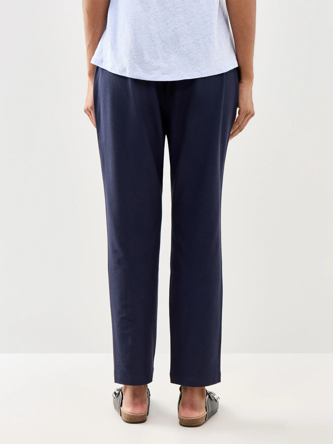 Slim Ankle Pants Navy - Image 5