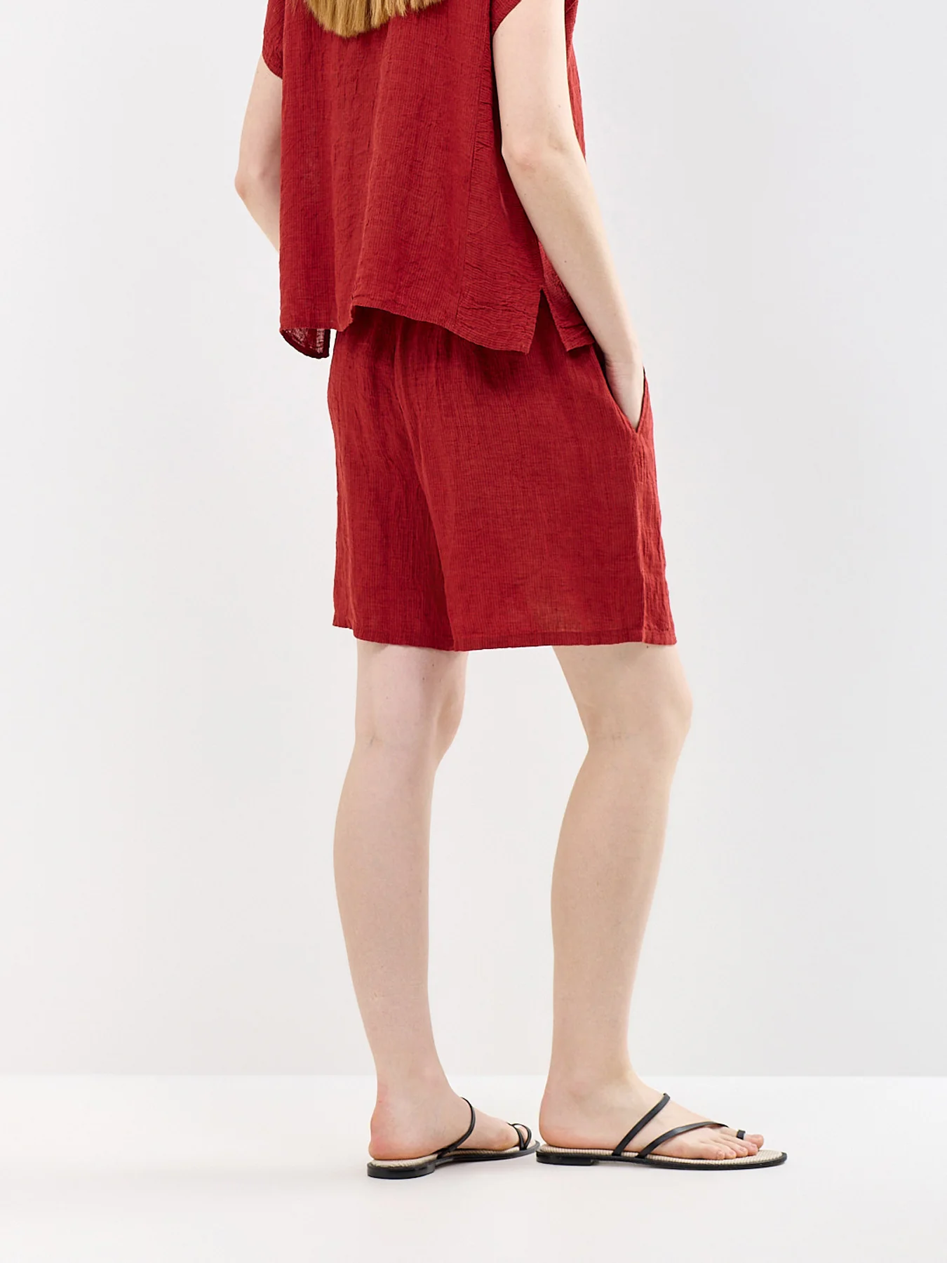 Walking Shorts Red - Image 5