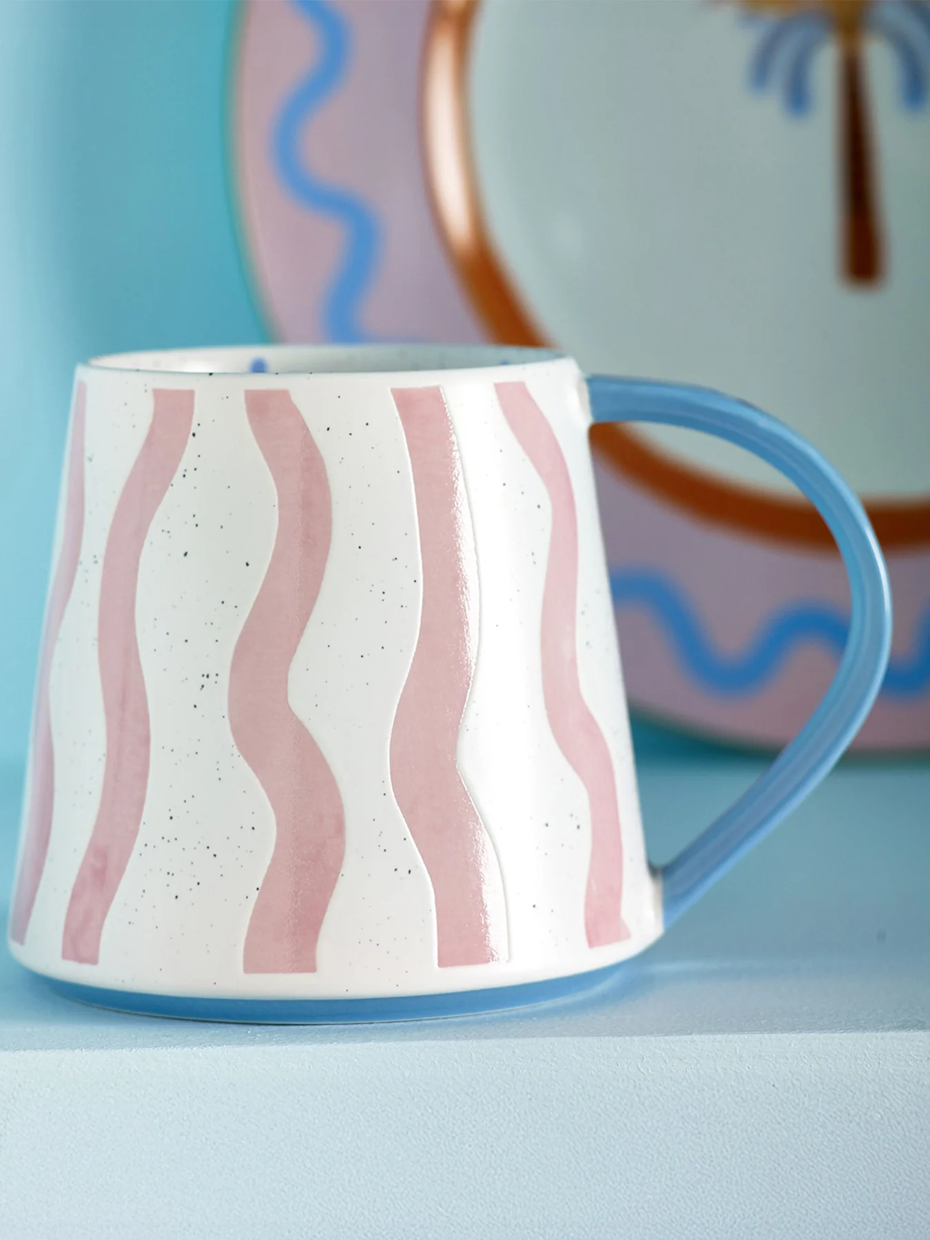 Electric Coast Pink Wave Mug - Image 2