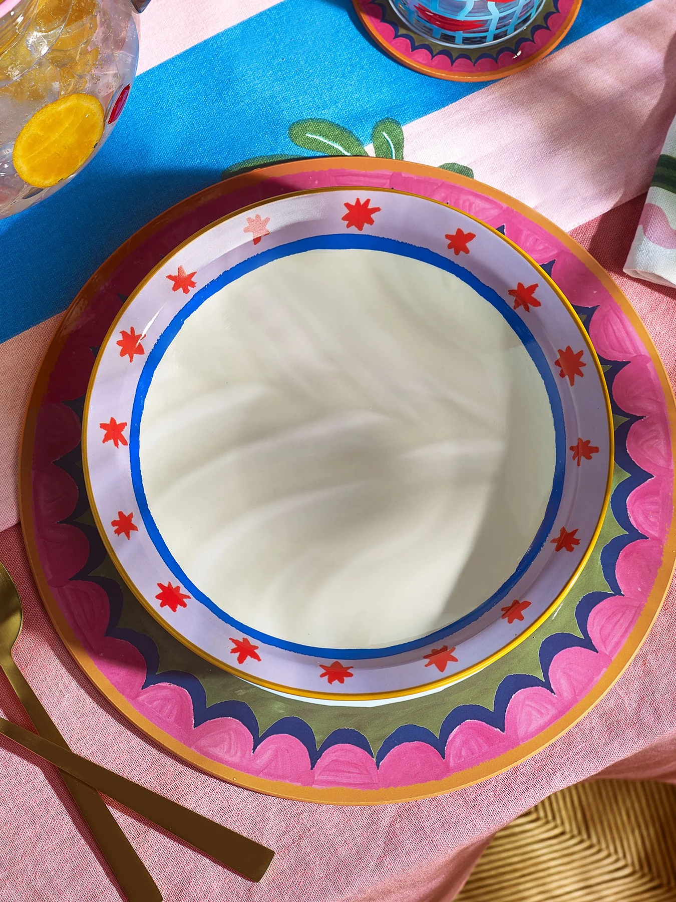 Red Star Pasta Bowl Red - Image 2